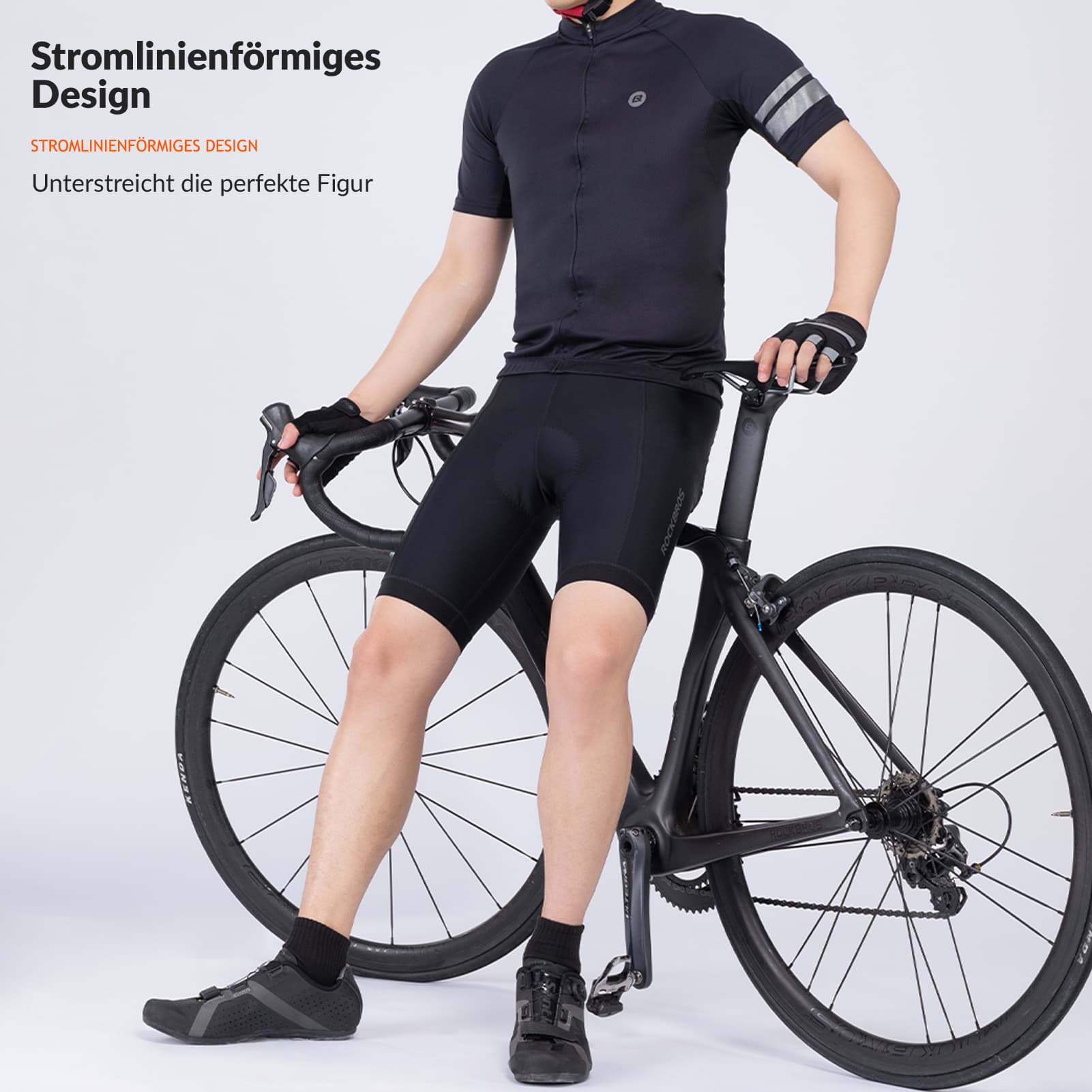 ROCKBROS Fahrradhose mit 3D Sitzpolster Schnell trocken Herren - Fahrradhose ROCKBROS - EU - NooMii