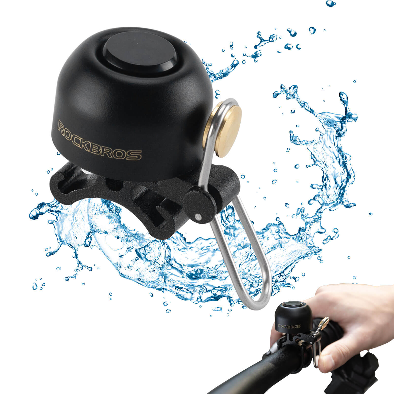 ROCKBROS Fahrradklingel Klassisch Retro Fahrradglocke Laut Klingel für 22 - 34mm - Fahrradklingel ROCKBROS - EU - NooMii