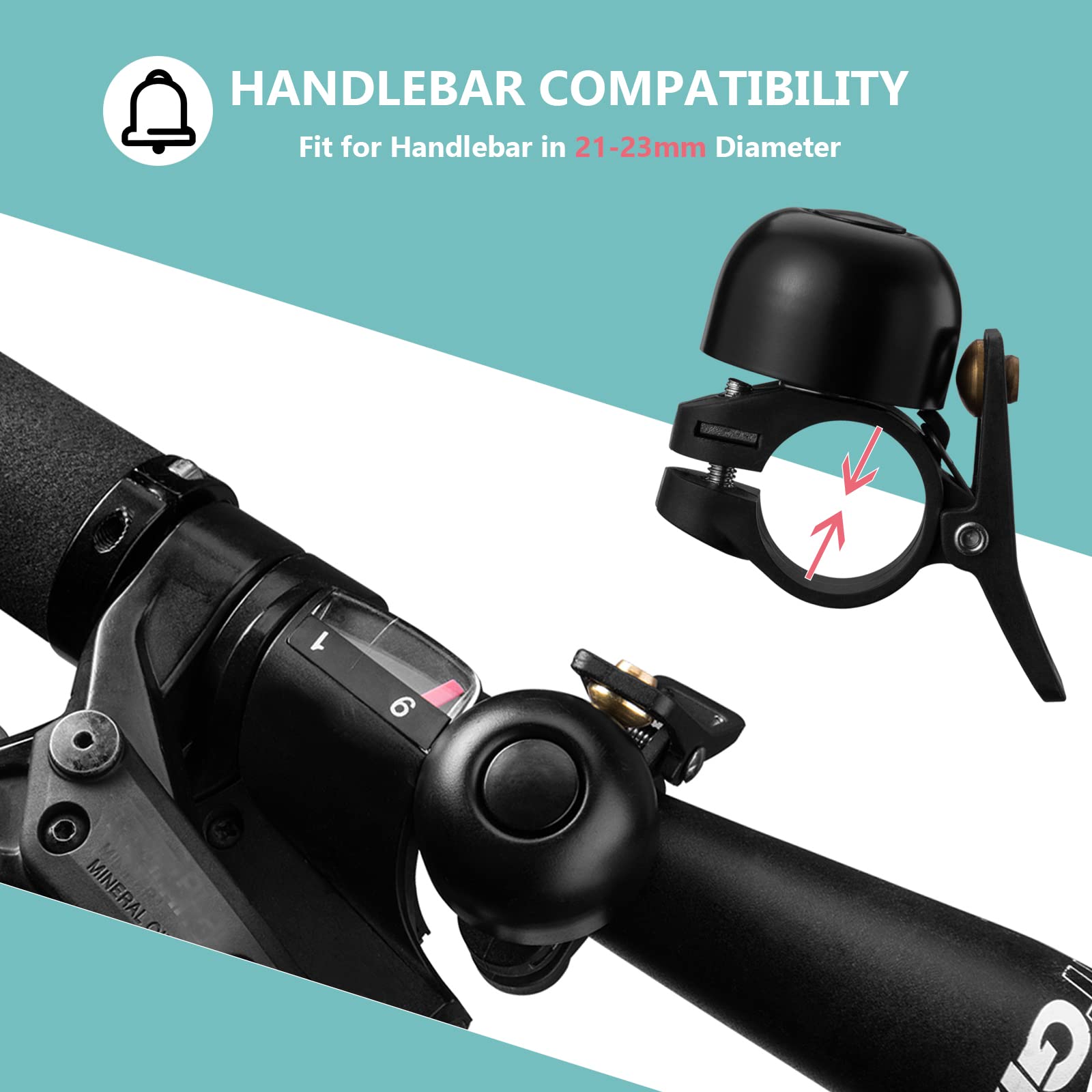 ROCKBROS Fahrradklingel Retro Klingel MTB Edelstahl Laut Klassisch - Fahrradklingel ROCKBROS - EU - NooMii