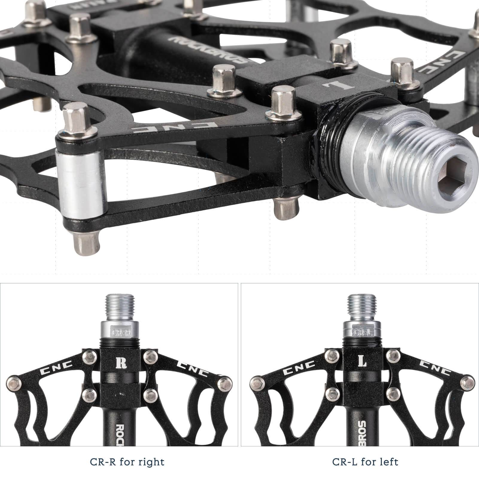 ROCKBROS Fahrradpedale 9/16 Zoll CNC Aluminium mit abgedichteten Lagern - Fahrradpedale ROCKBROS - EU - NooMii