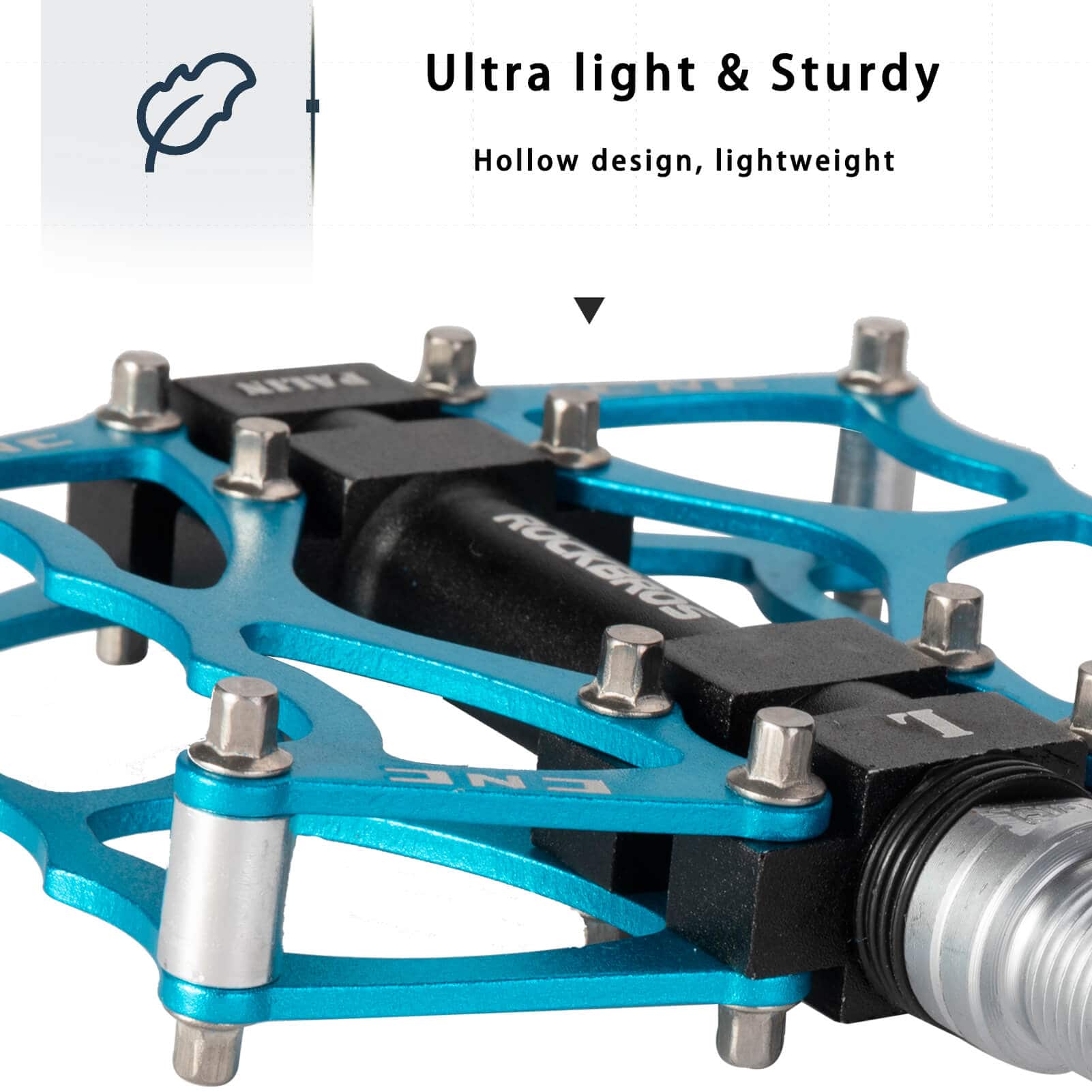 ROCKBROS Fahrradpedale 9/16 Zoll CNC Aluminium mit abgedichteten Lagern - Fahrradpedale ROCKBROS - EU - NooMii