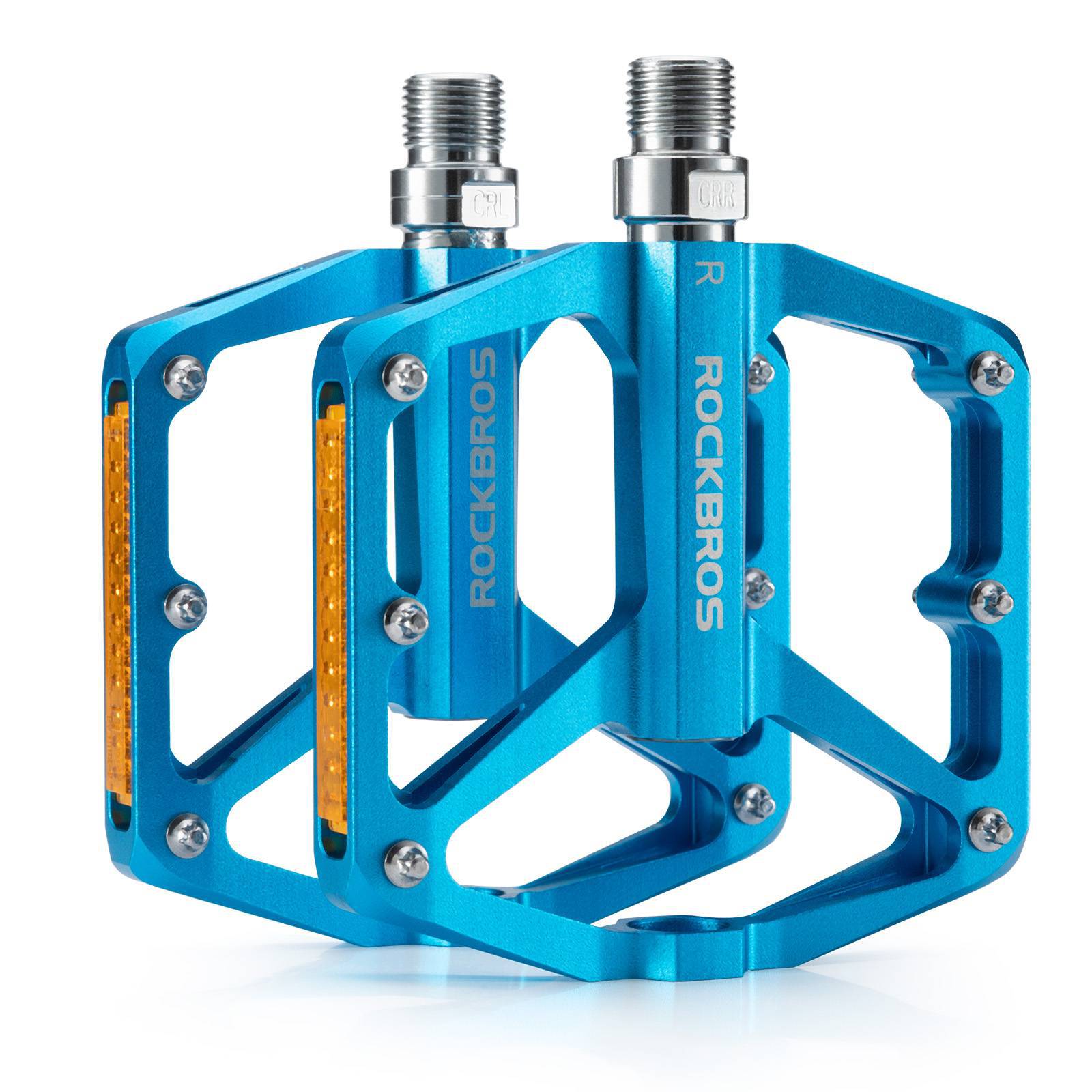 ROCKBROS Fahrradpedale mit Reflektoren aus Aluminiumlegierung 9/16 Zoll - Fahrradpedale ROCKBROS - EU - NooMii