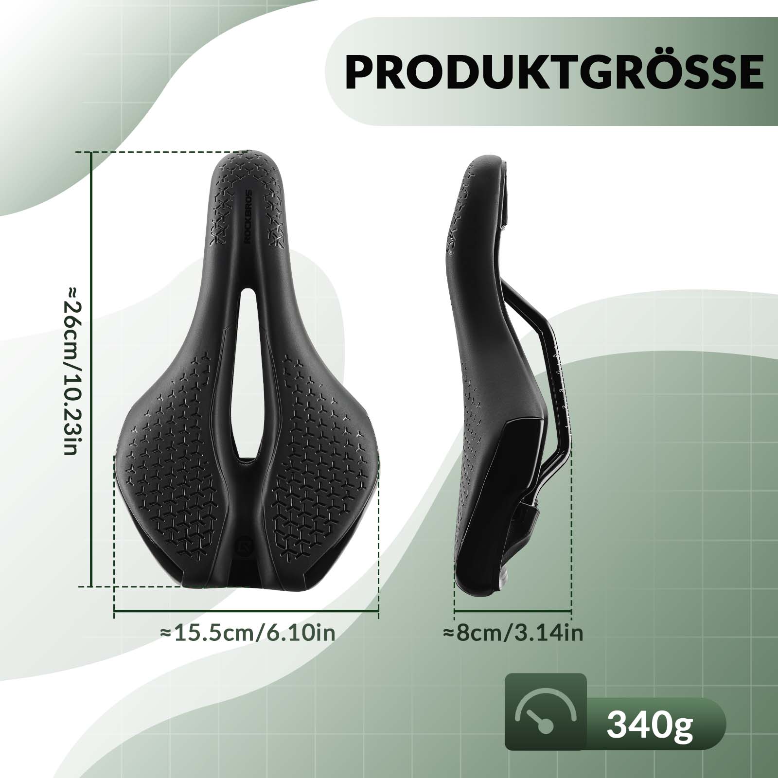 ROCKBROS Fahrradsattel Bequem Hohl Ergonomisch Fahrradsitz Anti - Rutsch - Fahrradsattel ROCKBROS - EU - NooMii