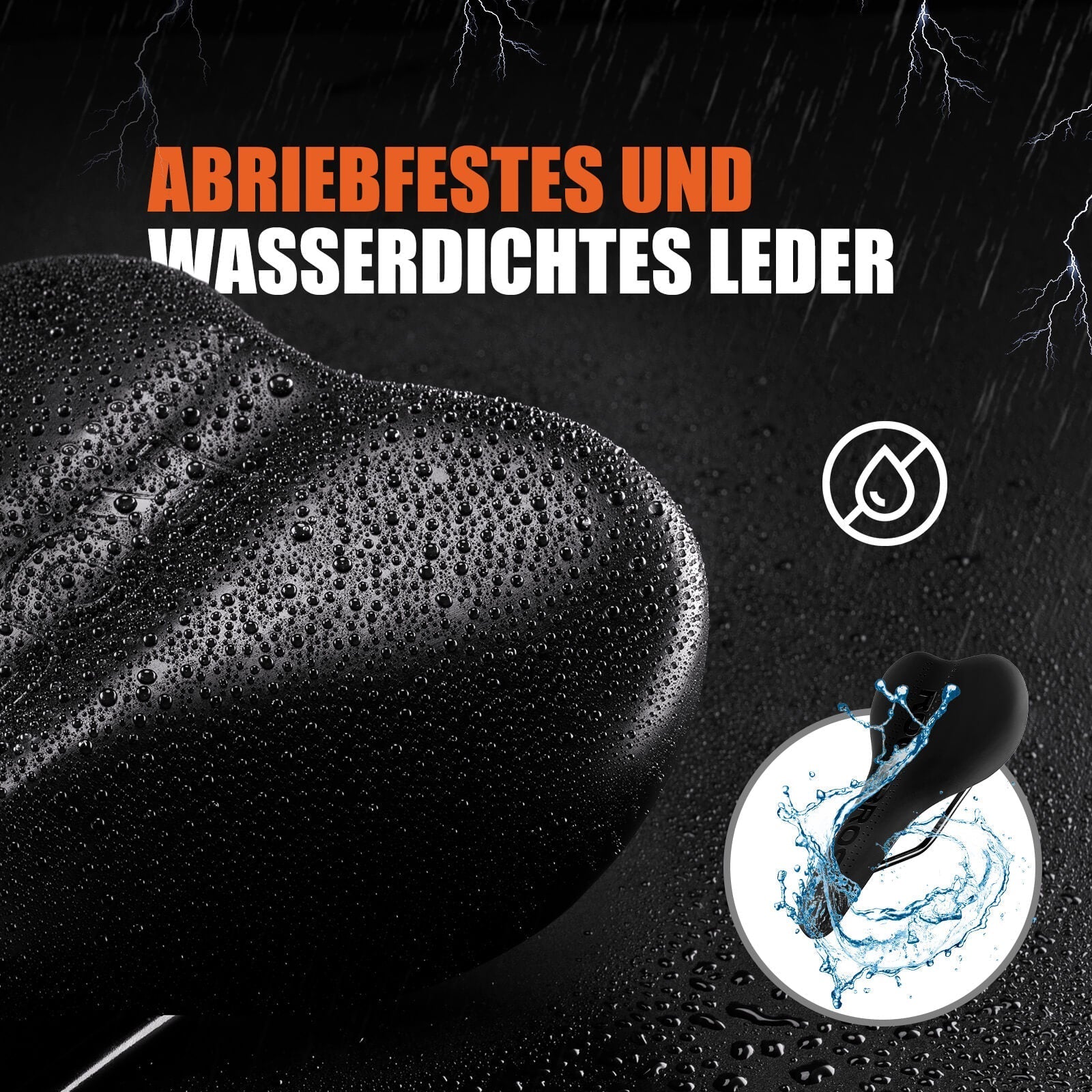 ROCKBROS Fahrradsattel Ergonomisch Fahrradsitz Atmungsaktiv Stoßdämpfend - Fahrradsattel ROCKBROS - EU - NooMii