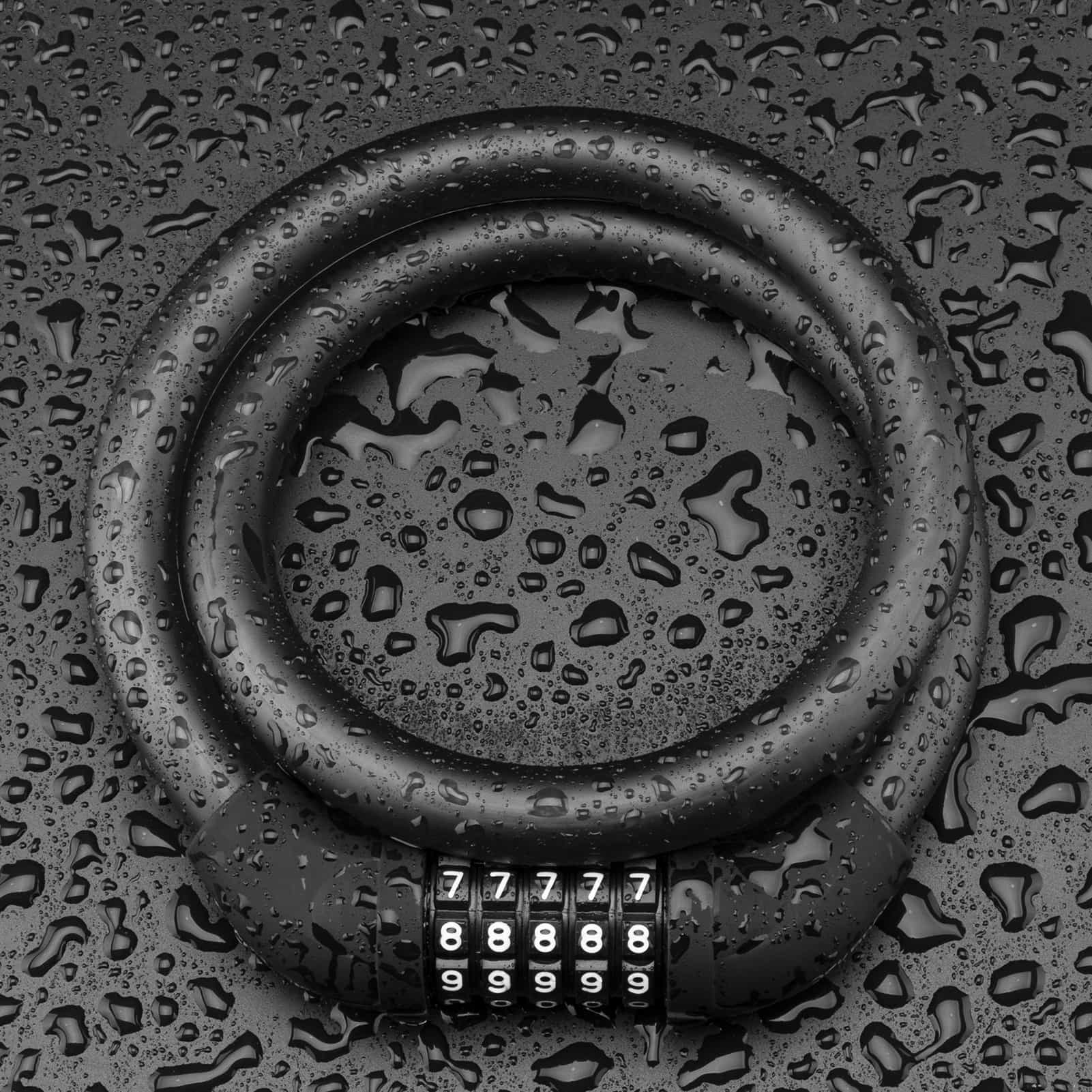 ROCKBROS Fahrradschloss Kabelschloss Zahlenschloss mit 5 - stelliges Zahlencode - Fahrradschloss ROCKBROS - EU - NooMii