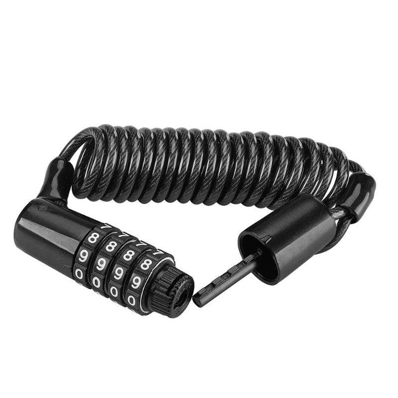 ROCKBROS Fahrradschloss Zahlenschloss Helmschloss mit 4 - stellig Code max. 150 cm - Fahrradschloss ROCKBROS - EU - NooMii