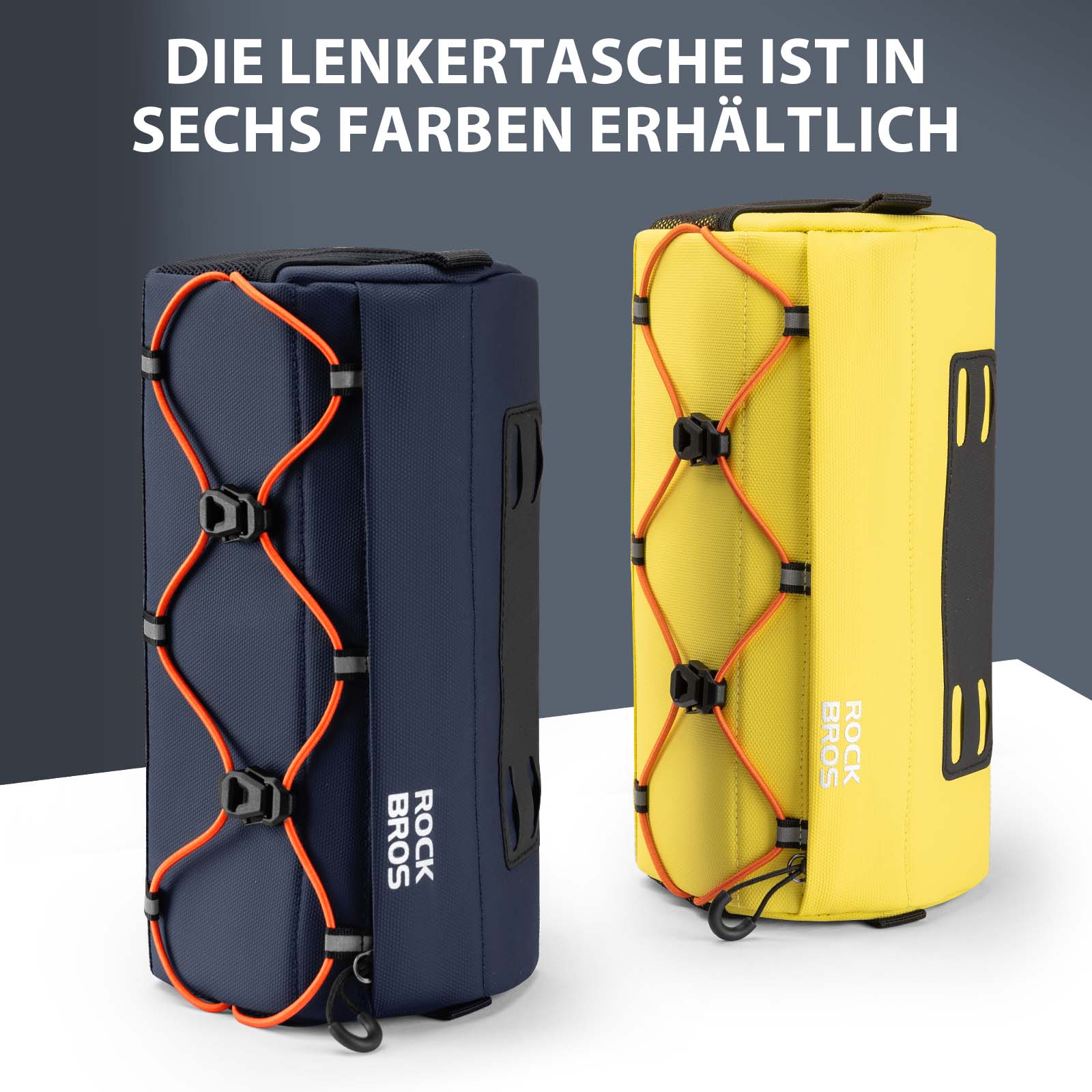 ROCKBROS Fahrradtasche Lenkertasche 2,2L mit Schultergurt in 6 Farben - Fahrradtaschen ROCKBROS - EU - NooMii
