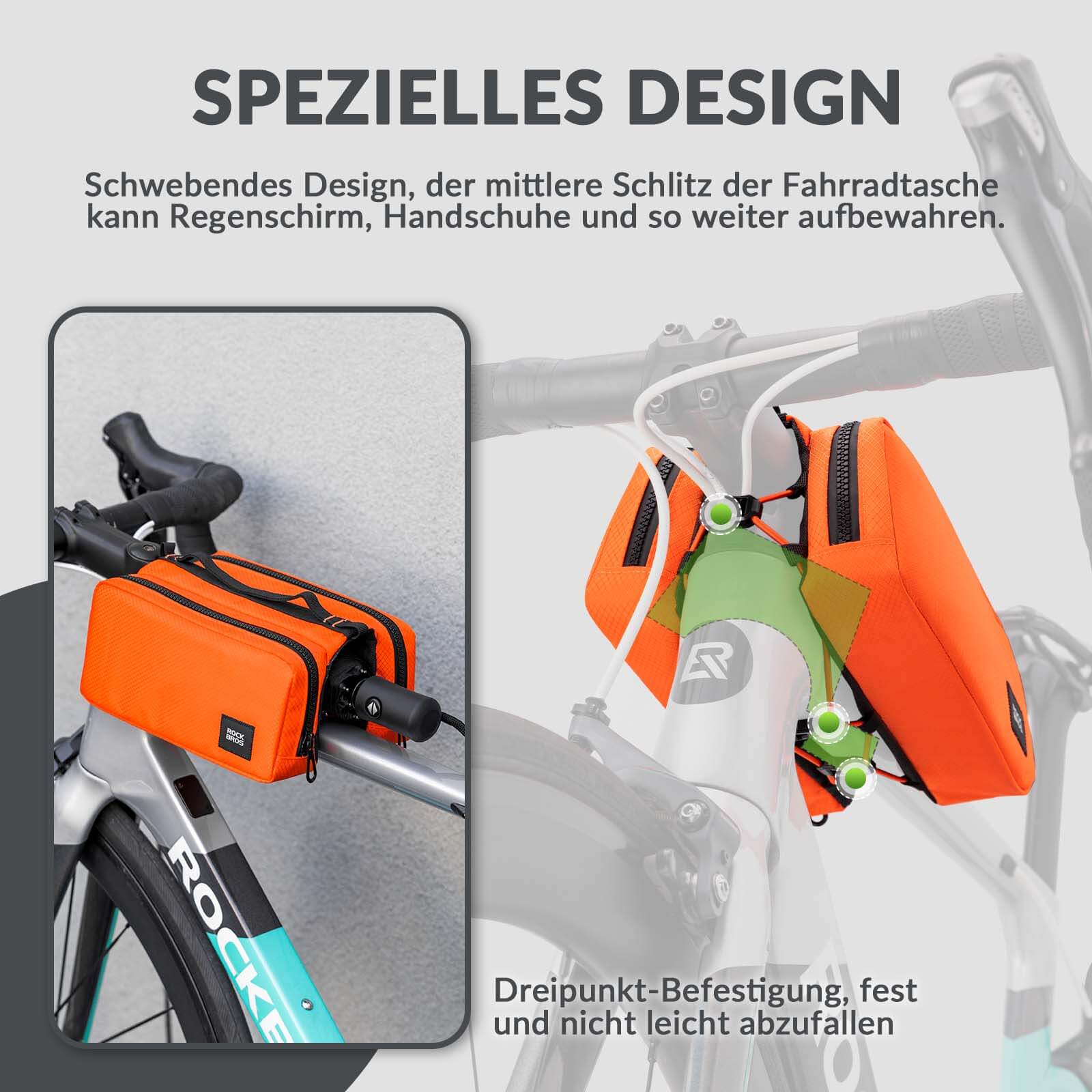 ROCKBROS Fahrradtasche Rahmentasche mit Schultergurt Oberrohrtasche - Fahrradtaschen ROCKBROS - EU - NooMii