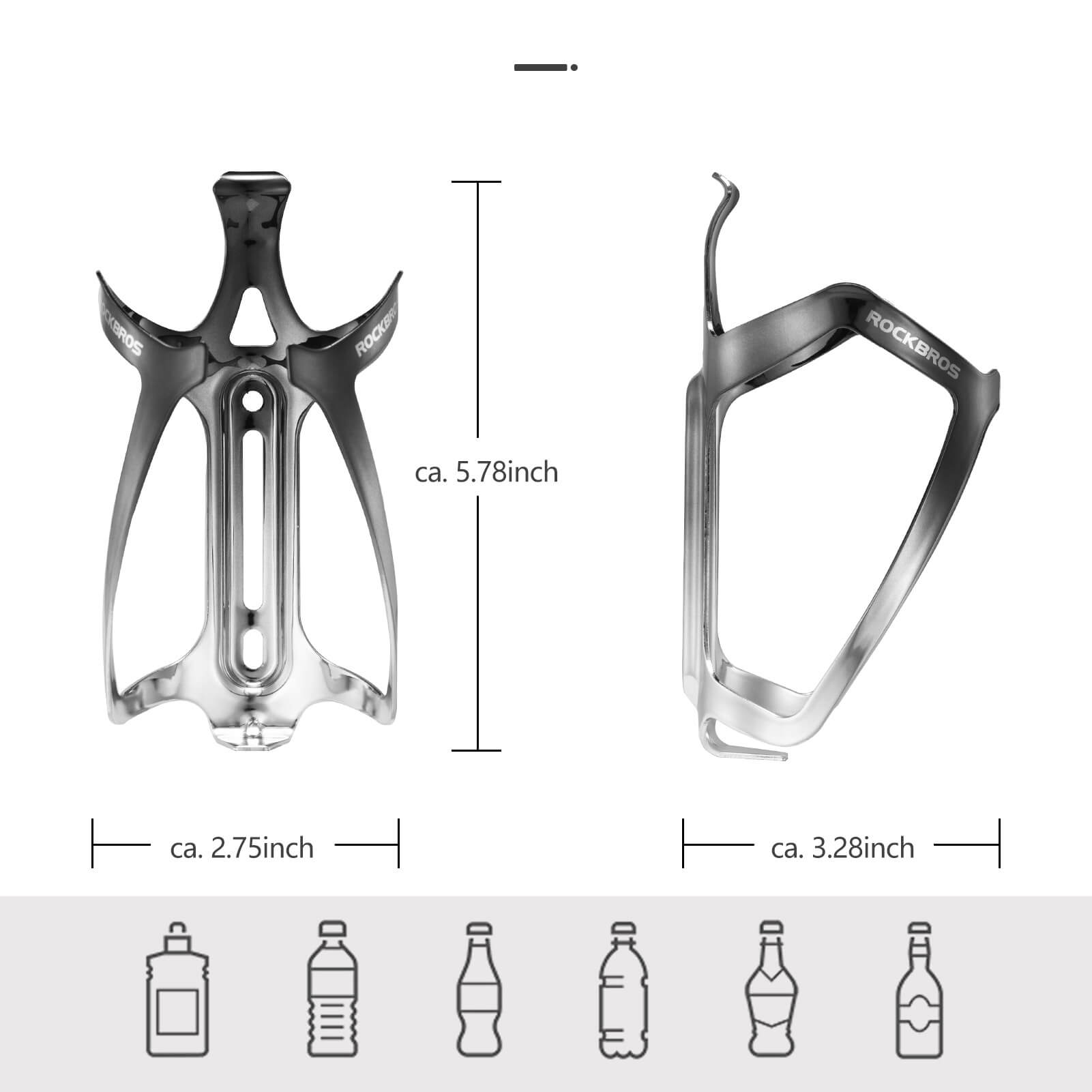 ROCKBROS Flaschenhalter Fahrrad Getränkehalter Leichtgewicht 30g - Fahrrad Flaschenhalter ROCKBROS - EU - NooMii
