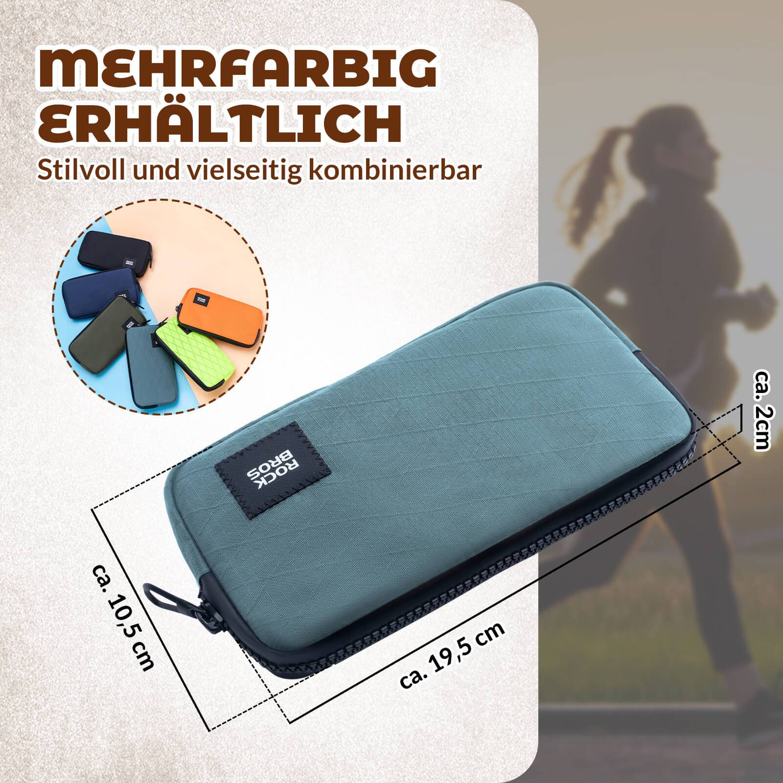 ROCKBROS Geldbörse Portemonnaie Geldbeutel Handytasche für Kreditkarte Schlüssel - Fahrradtaschen ROCKBROS - EU - NooMii