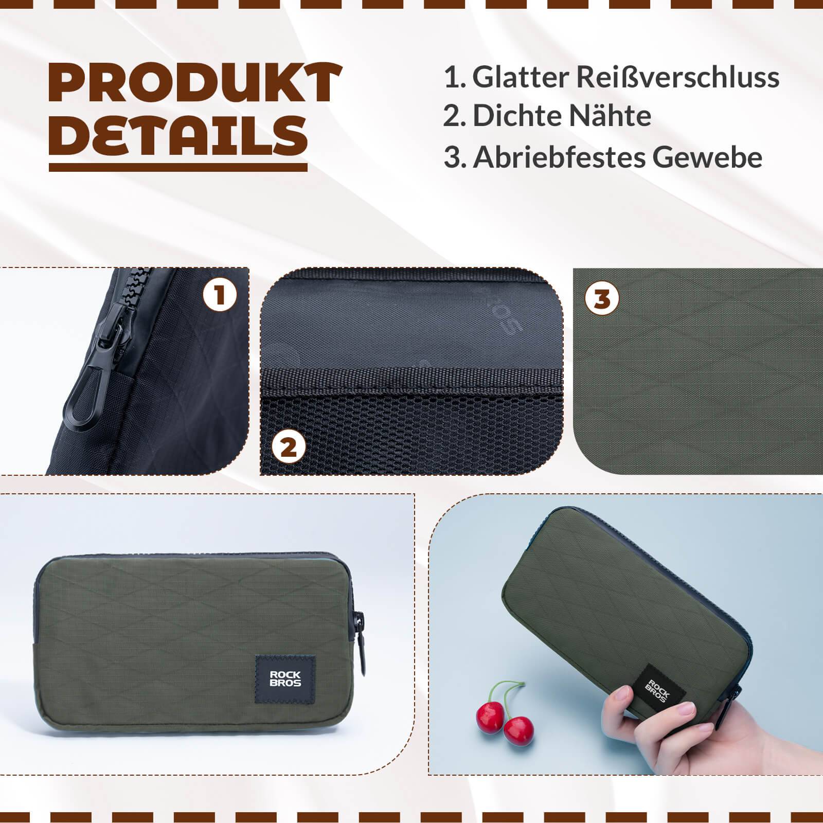 ROCKBROS Geldbörse Portemonnaie Geldbeutel Handytasche für Kreditkarte Schlüssel - Fahrradtaschen ROCKBROS - EU - NooMii
