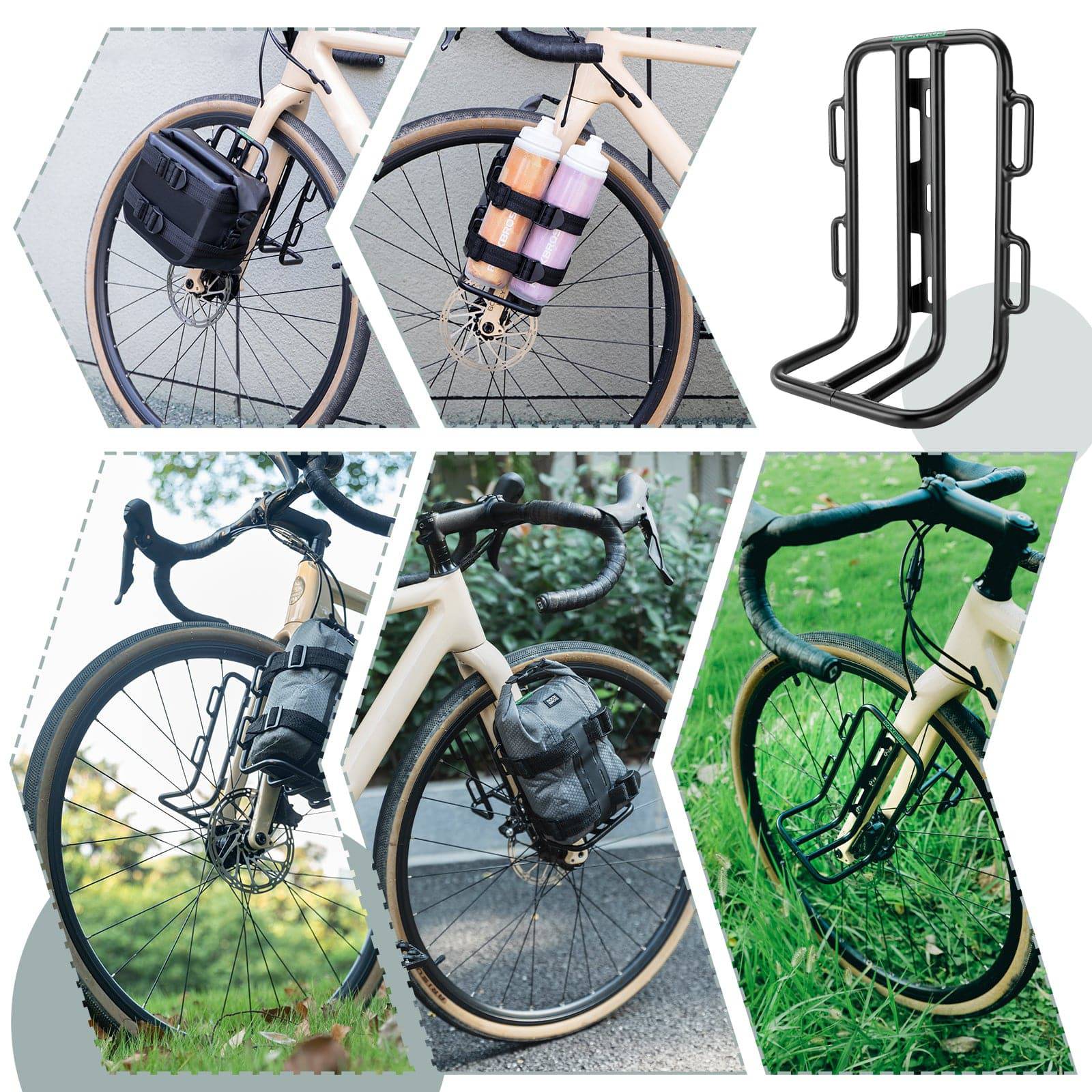 ROCKBROS Gepäckträgertasche Gepäckträger für Vordergabel 2,7 L, Wasserdicht - Fahrradtaschen ROCKBROS - EU - NooMii