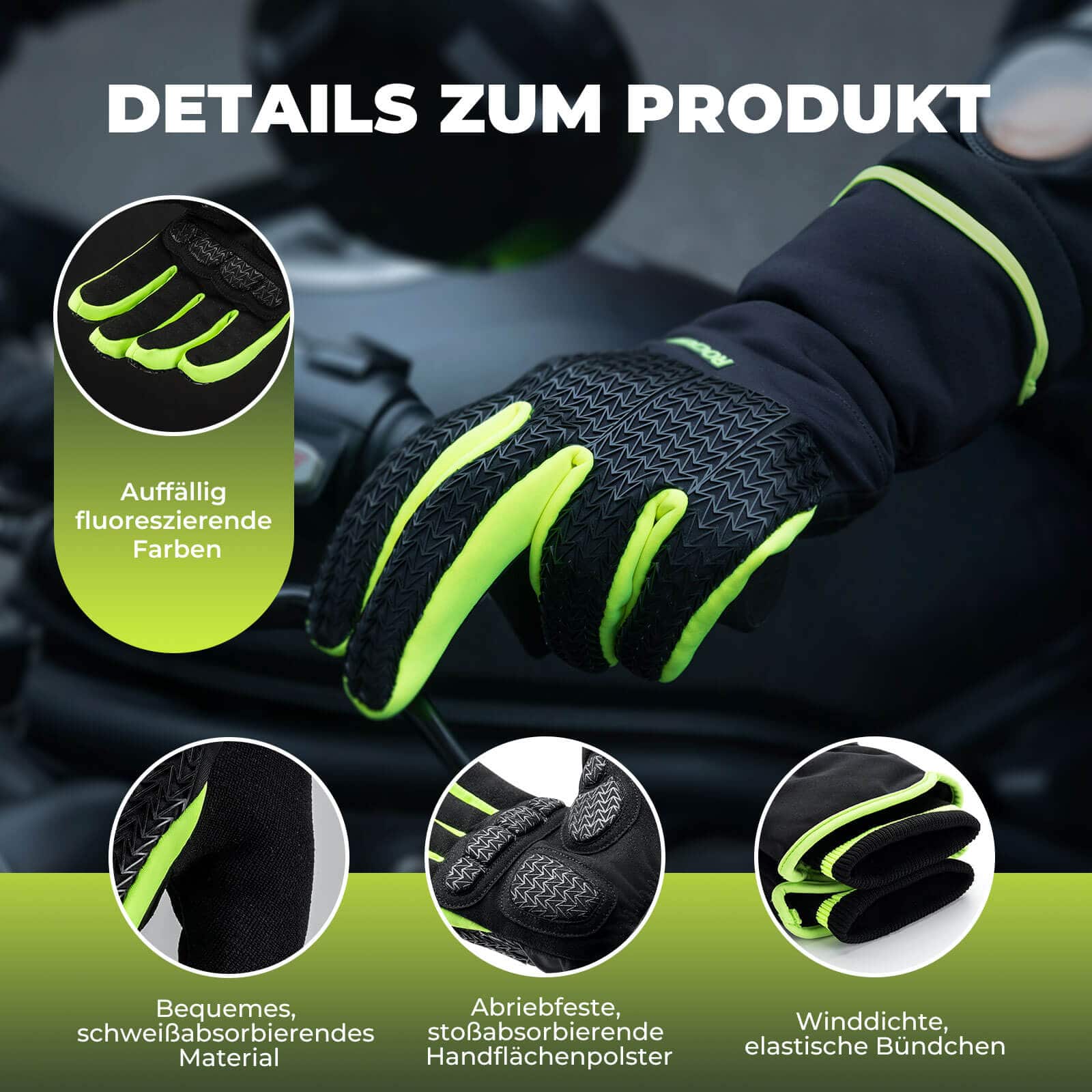 ROCKBROS Handschuhe Fahrradhandschuhe Touchscreen Thinsulate Skihandschuh - Fahrradhandschuhe ROCKBROS - EU - NooMii