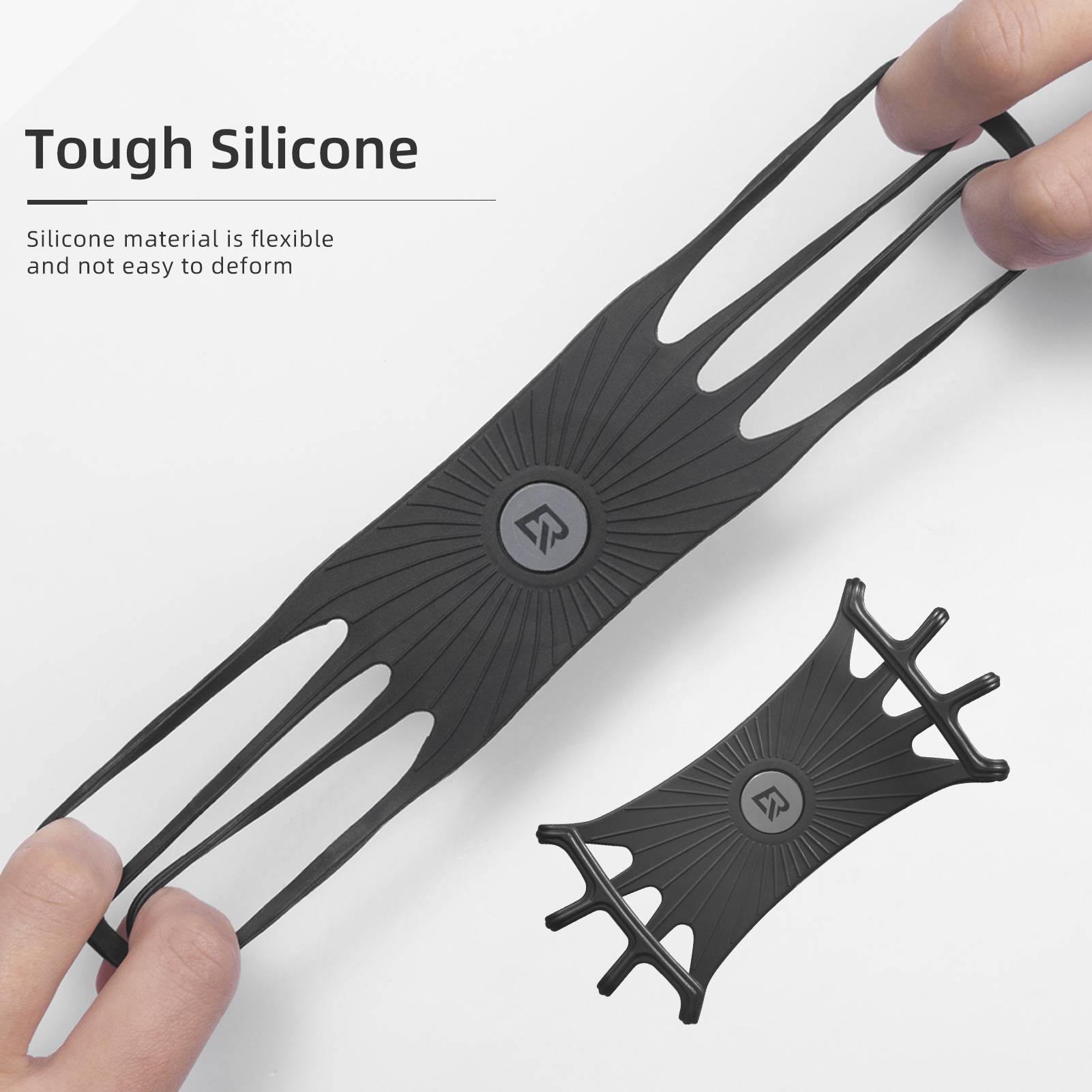 ROCKBROS Handyhalterung aus Silikon 360° Drehbar für Motorrad & Fahrrad - Fahrrad Handyhalterung ROCKBROS - EU - NooMii