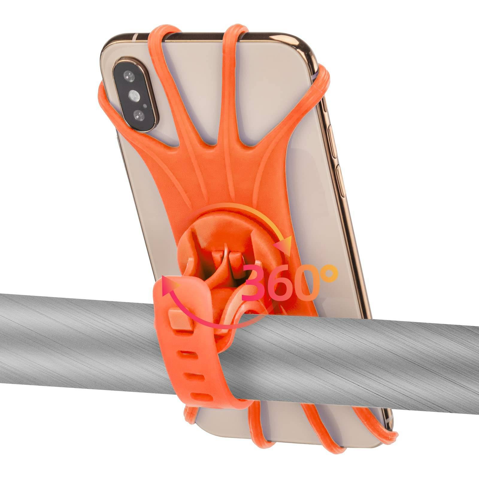 ROCKBROS Handyhalterung aus Silikon 360° Drehbar für Motorrad & Fahrrad - Fahrrad Handyhalterung ROCKBROS - EU - NooMii