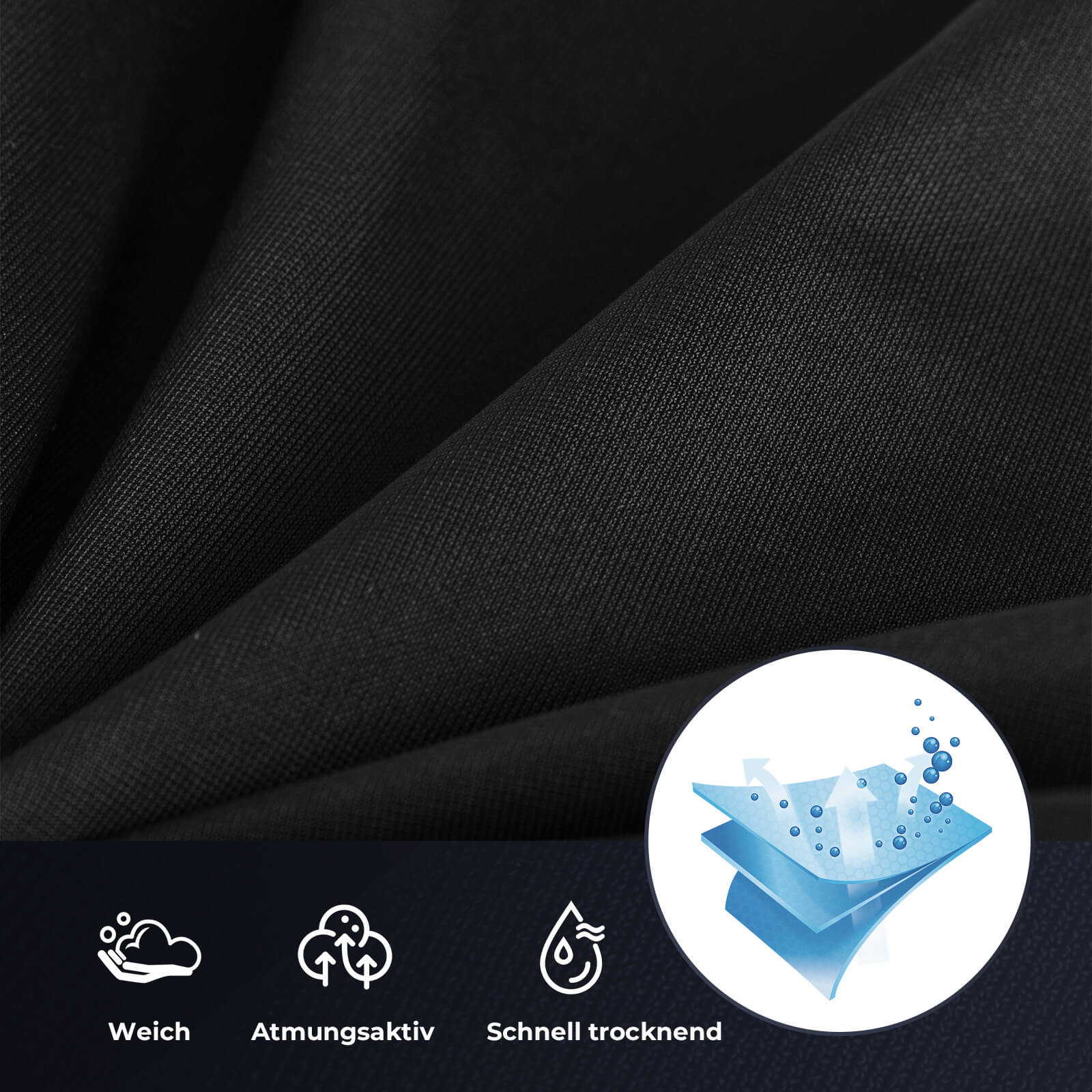 ROCKBROS Herren Langarm - Radtrikot Atmungsaktive Fahrrad Jersey Schnell Trocknend - Fahrradtrikot ROCKBROS - EU - NooMii