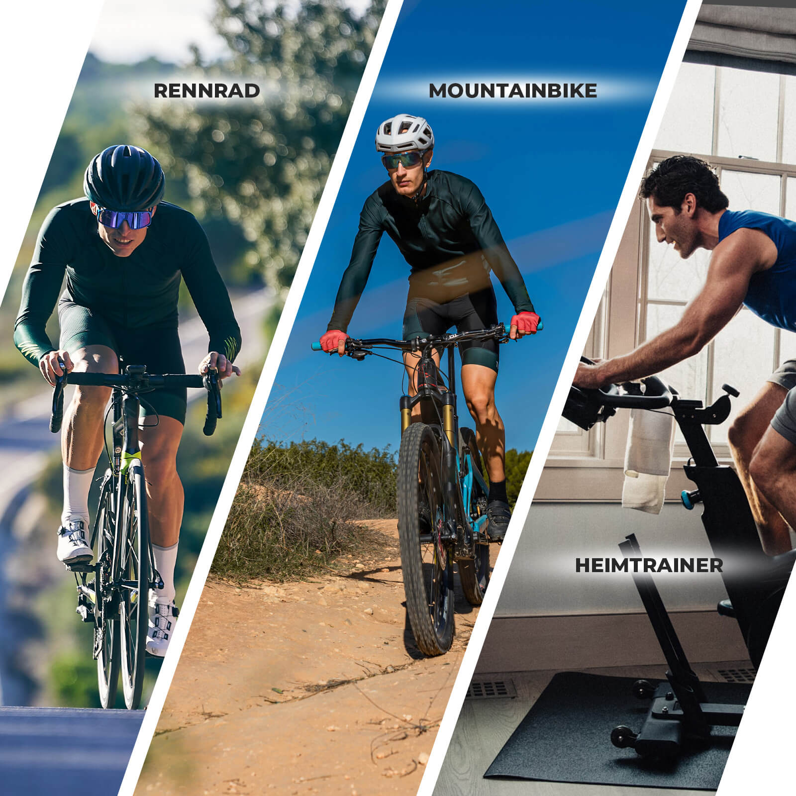 ROCKBROS Herren Radunterhose mit 4D Sitzpolster Radlerhose Atmungsaktiv - Fahrradhose ROCKBROS - EU - NooMii