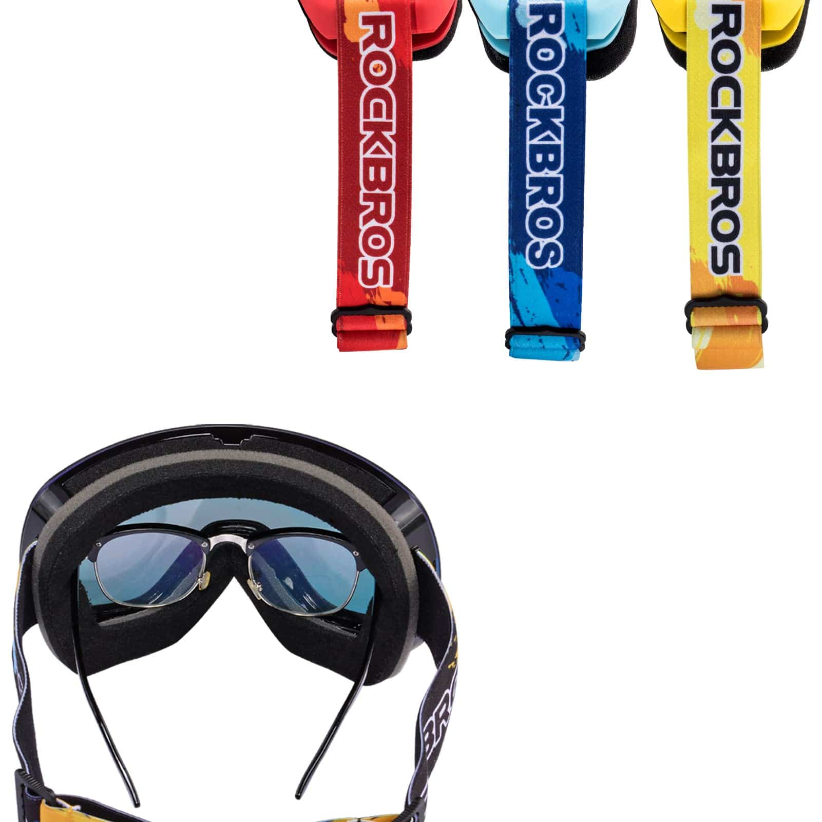 ROCKBROS Kinder Skibrille 100 % UV - Schutz winddicht Ski Schutzbrille - Skibrille ROCKBROS - EU - NooMii