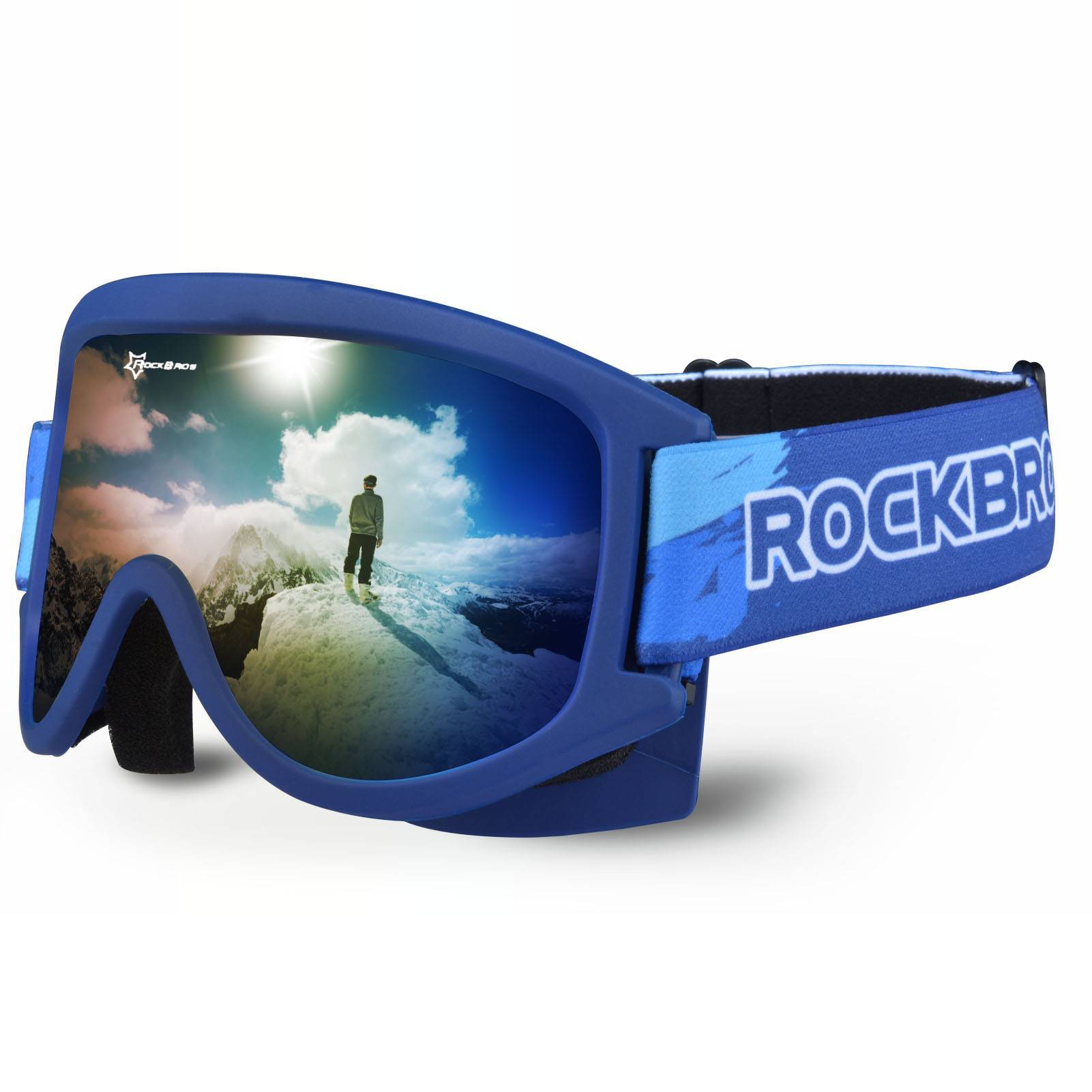 ROCKBROS Kinder Skibrille 100 % UV - Schutz winddicht Ski Schutzbrille - Skibrille ROCKBROS - EU - NooMii