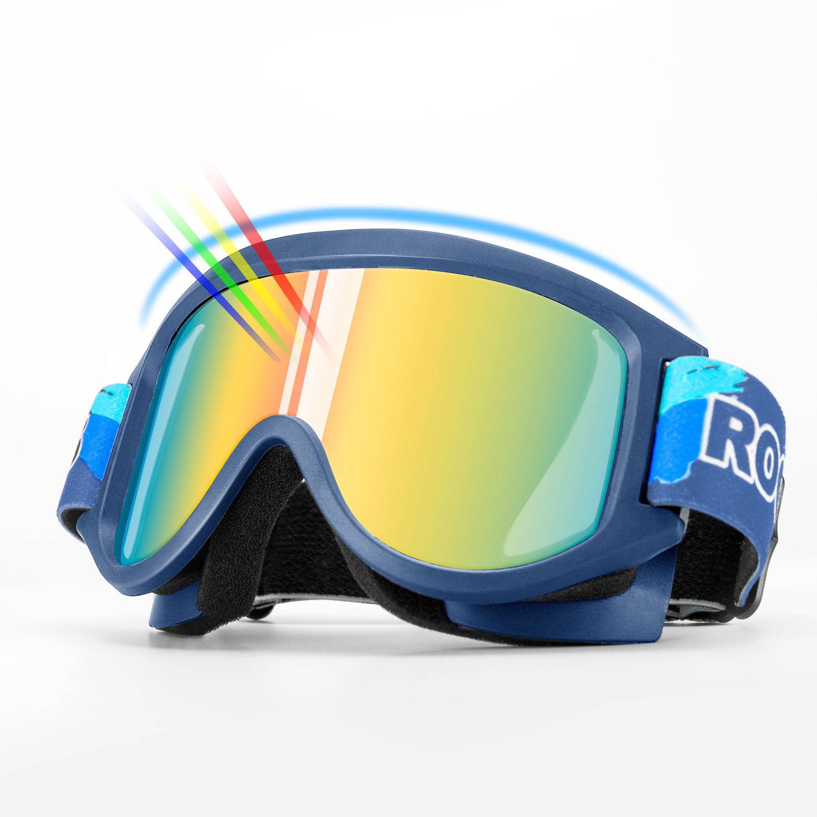 ROCKBROS Kinder Skibrille 100 % UV - Schutz winddicht Ski Schutzbrille - Skibrille ROCKBROS - EU - NooMii