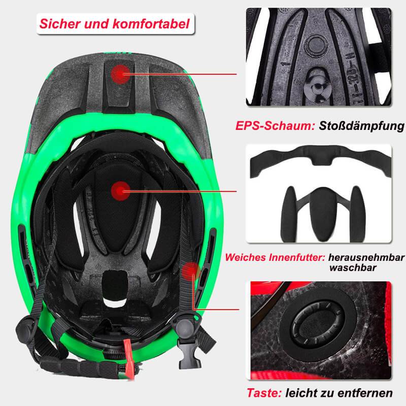 ROCKBROS Kinderhelm Integralhelm mit Abnehmbare Kinnschutz für Jungen/Mädchen - Helme für Kinder ROCKBROS - EU - NooMii