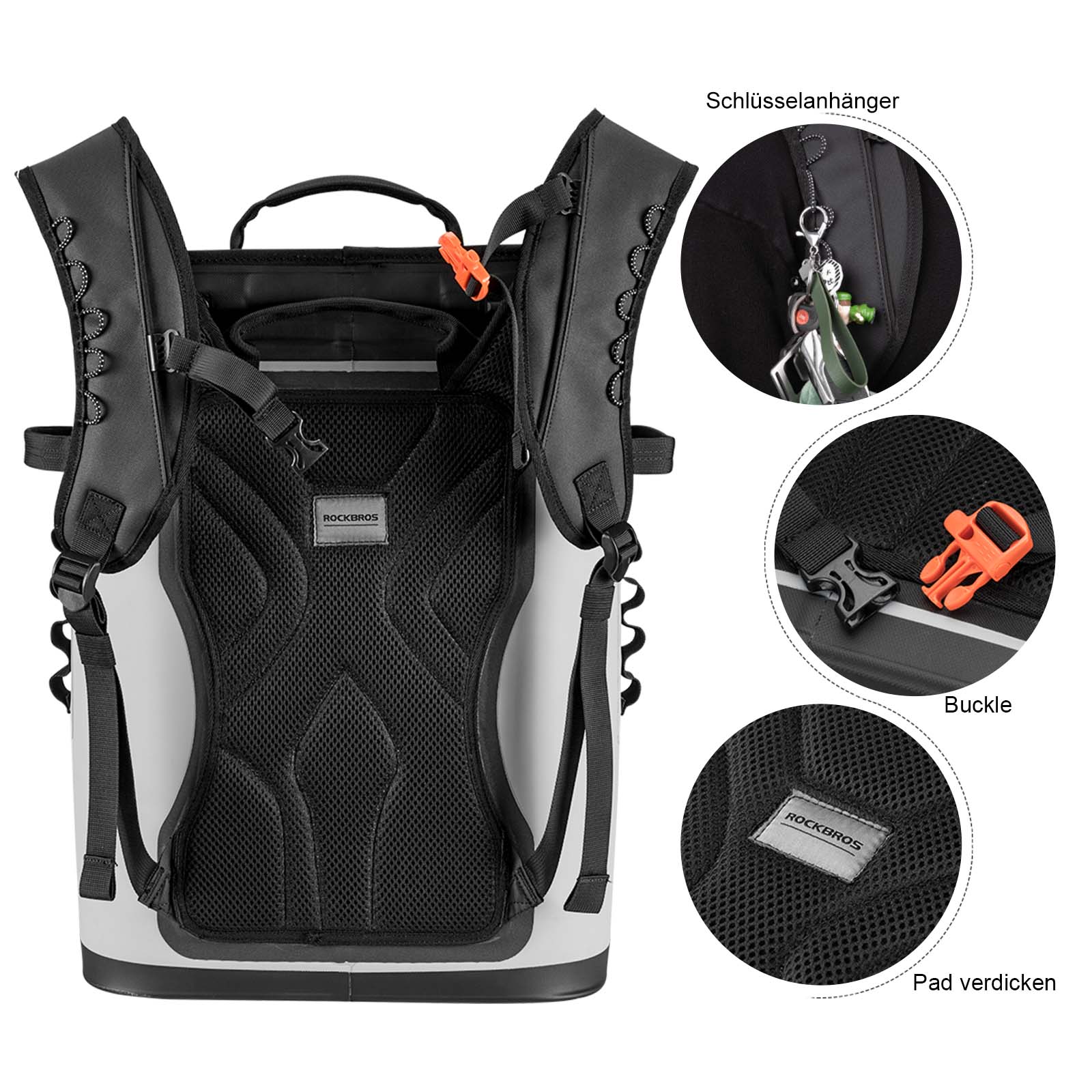 ROCKBROS Kühltasche wasserdicht Rucksack 20L Isolierte Lunchtasche - Fahrradtaschen ROCKBROS - EU - NooMii