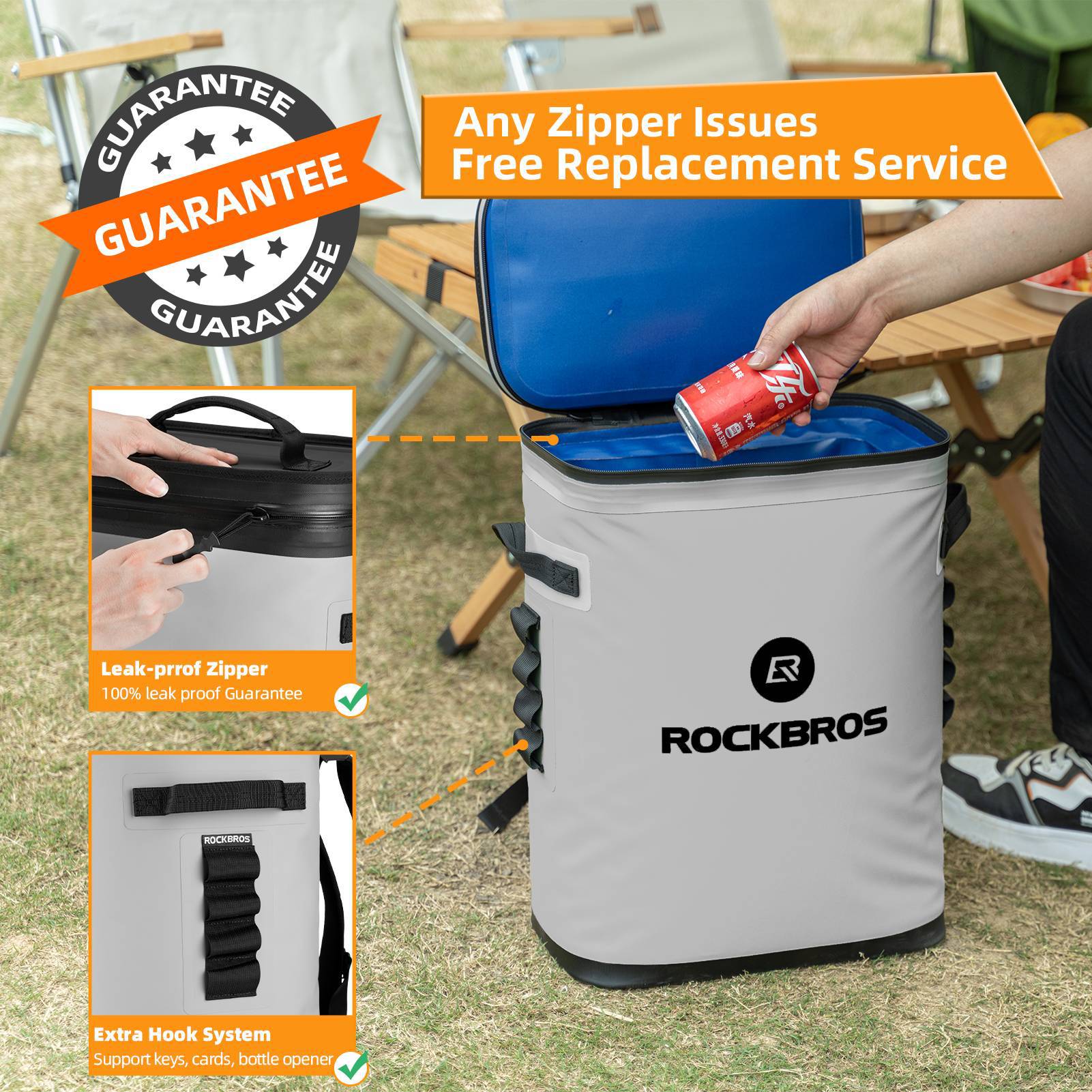 ROCKBROS Kühltasche wasserdicht Rucksack 20L Isolierte Lunchtasche - Fahrradtaschen ROCKBROS - EU - NooMii