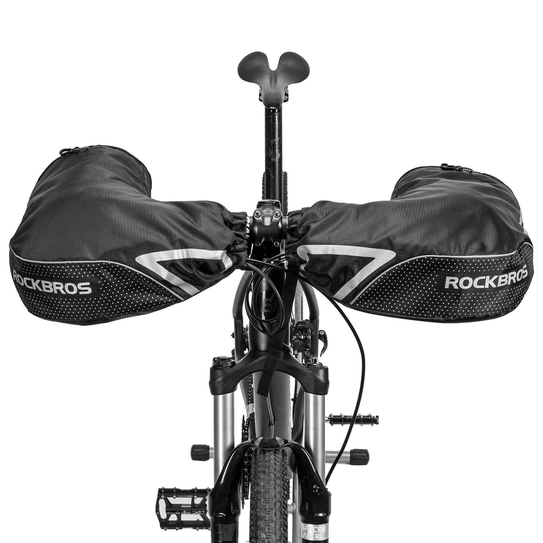 ROCKBROS Lenkerstulpen Lenker Gefüttert Abdichtung Handschuhe Schwarz - Lenkerstulpe ROCKBROS - EU - NooMii