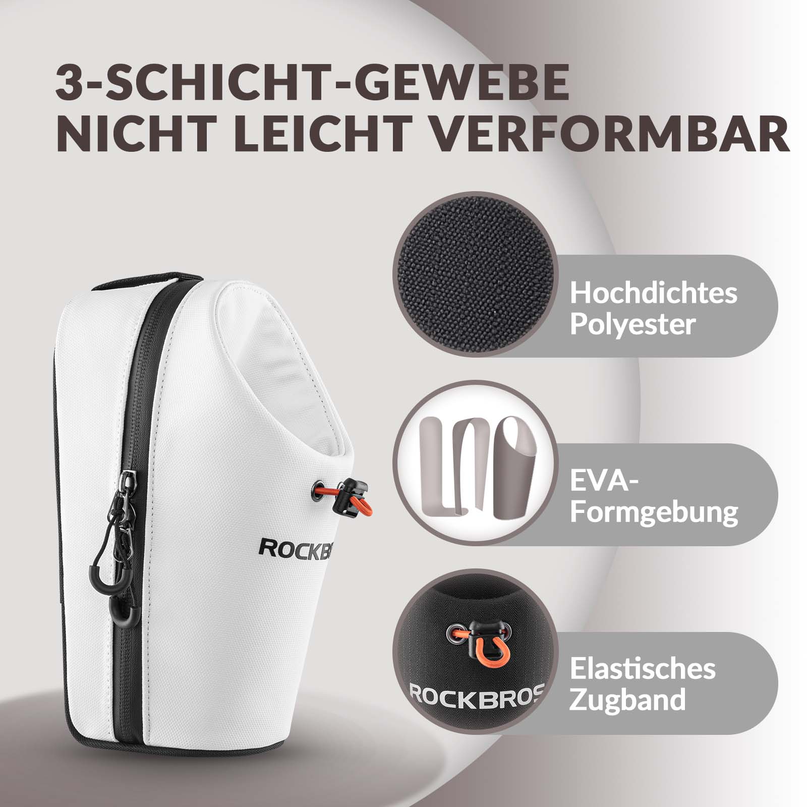 ROCKBROS Lenkertasche Flaschentasche Trinkflaschenhalter Multifunktionales Design - Fahrradtaschen ROCKBROS - EU - NooMii