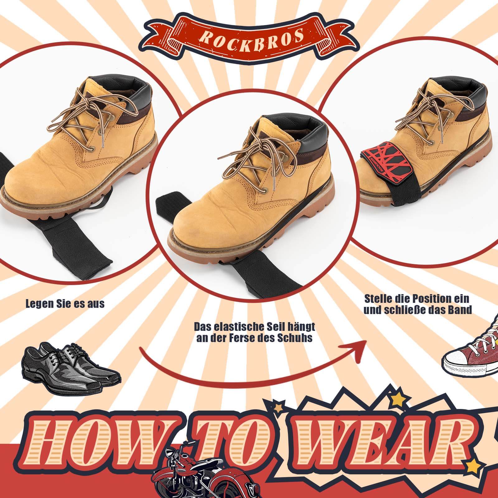 ROCKBROS Motorrad Schaltpad Antiskid Schaltschutz Verstellbar Schuhschutz Motorrad Zubehör - ROCKBROS - EU - NooMii