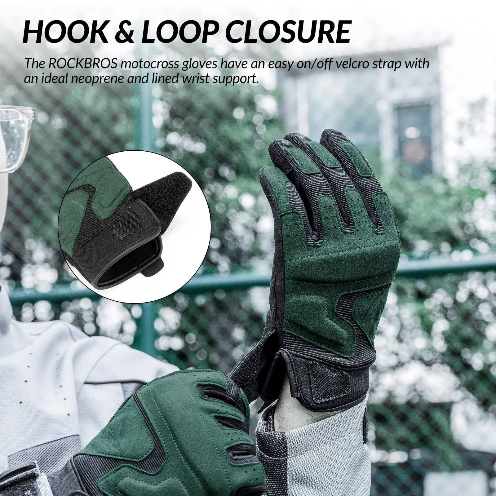 ROCKBROS Motorradhandschuhe Winddichte Touchscreen Herren Handschuhe - Fahrradhandschuhe ROCKBROS - EU - NooMii