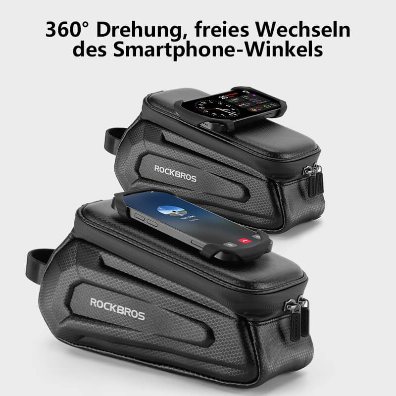 ROCKBROS Oberrohrtasche Handytasche Wasserdichte Fahrradtasche 6,5 Zoll - Fahrradtaschen ROCKBROS - EU - NooMii