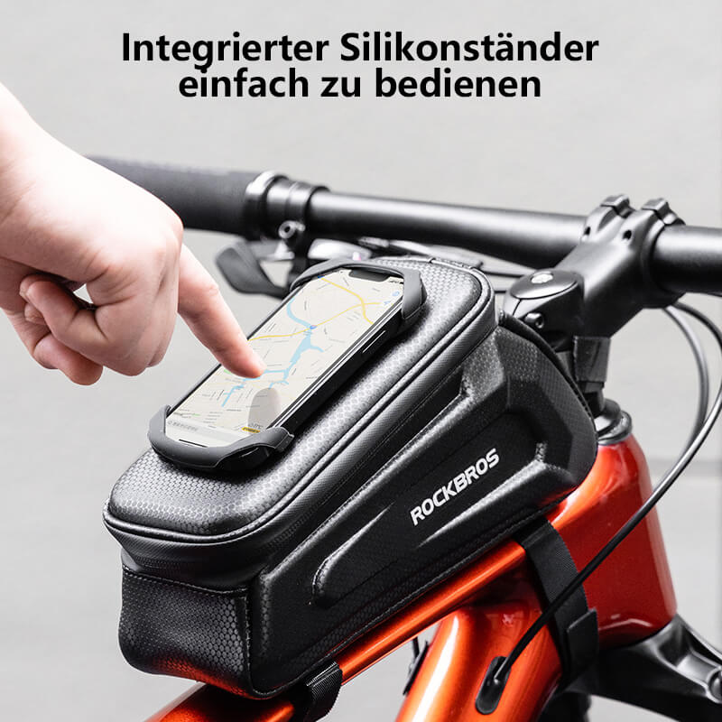 ROCKBROS Oberrohrtasche Handytasche Wasserdichte Fahrradtasche 6,5 Zoll - Fahrradtaschen ROCKBROS - EU - NooMii