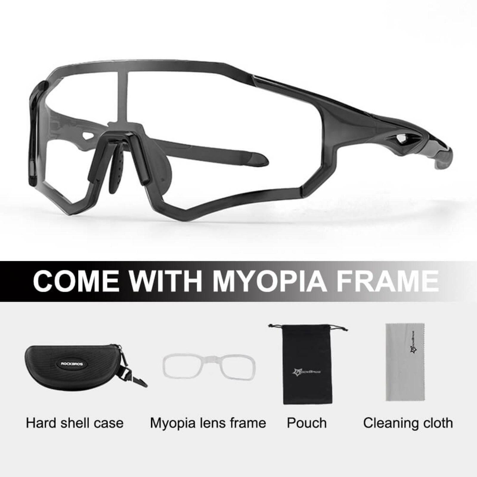 ROCKBROS Photochrome Radsport Brille mit UV400 Schutz - Fahrradbrille ROCKBROS - EU - NooMii