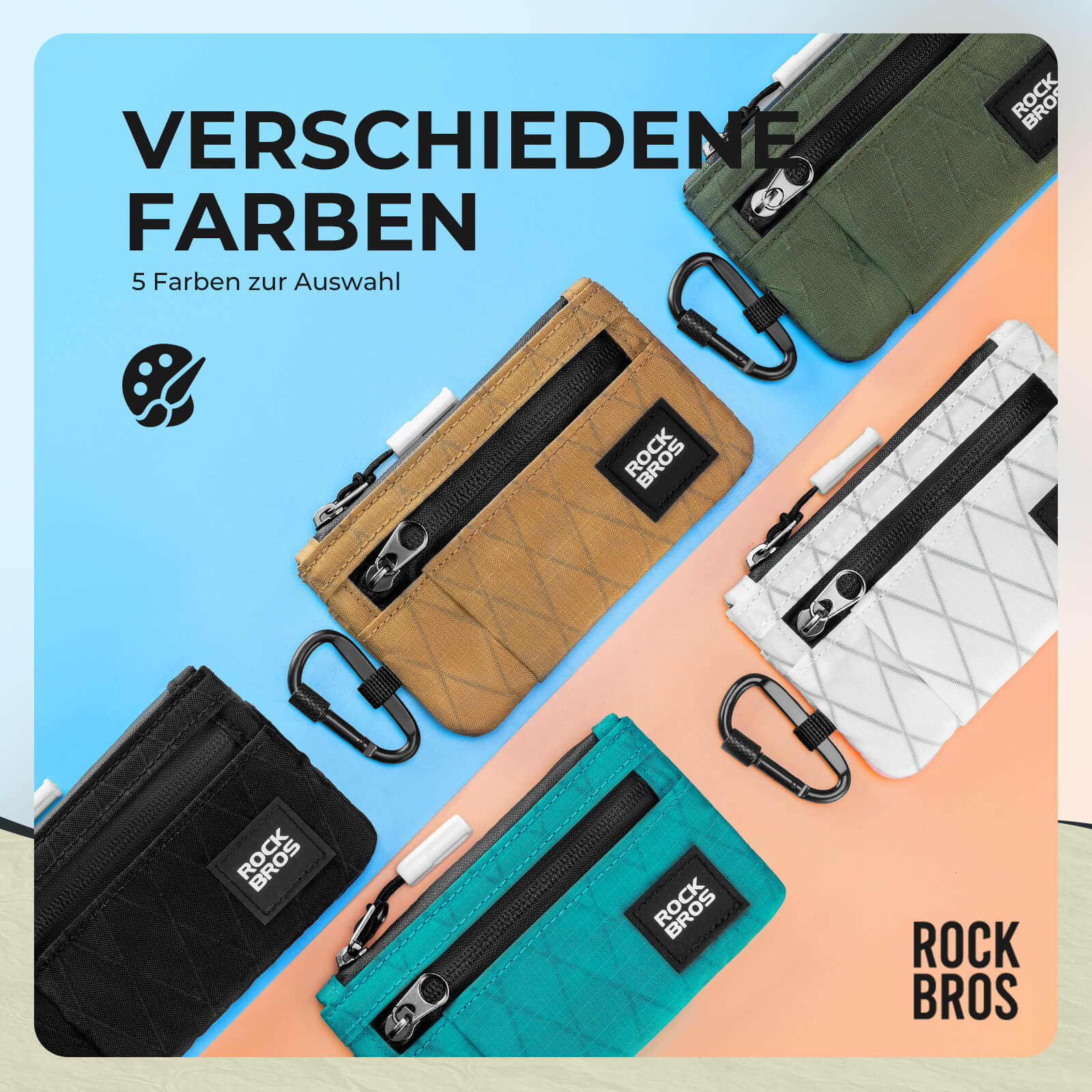 ROCKBROS Portemonnaie Geldbeutel Handytasche Tragbare mit Hängeschloss - Fahrradtaschen ROCKBROS - EU - NooMii