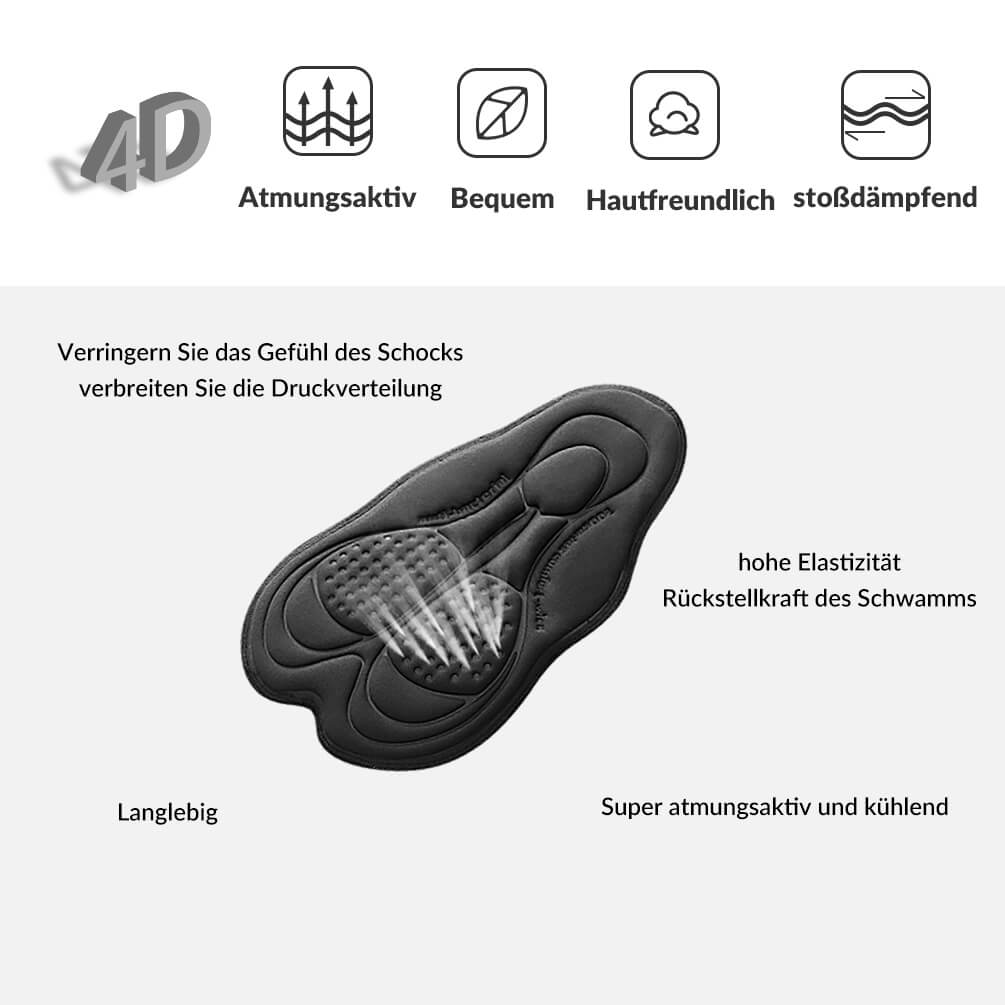 ROCKBROS Radhose Herren Kurz atmungsaktiv Anti - Stoß Fahrradhose - Fahrradhose ROCKBROS - EU - NooMii
