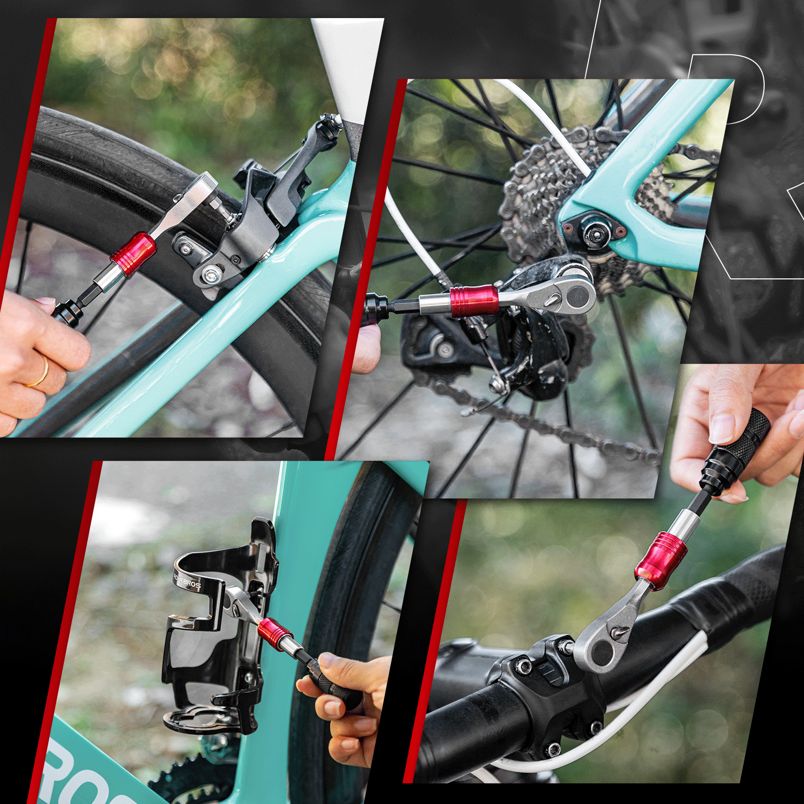 ROCKBROS Ratschenschlüssel Set 1/4 Zoll Mini Reparatur Werkzeug - Werkzeuge ROCKBROS - EU - NooMii