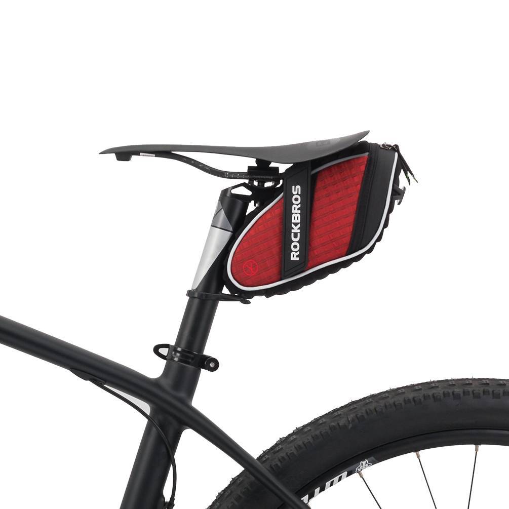 ROCKBROS Satteltaschen Fahrradsitz Taschen mit Rücklichthalter 1L - Fahrradtaschen ROCKBROS - EU - NooMii