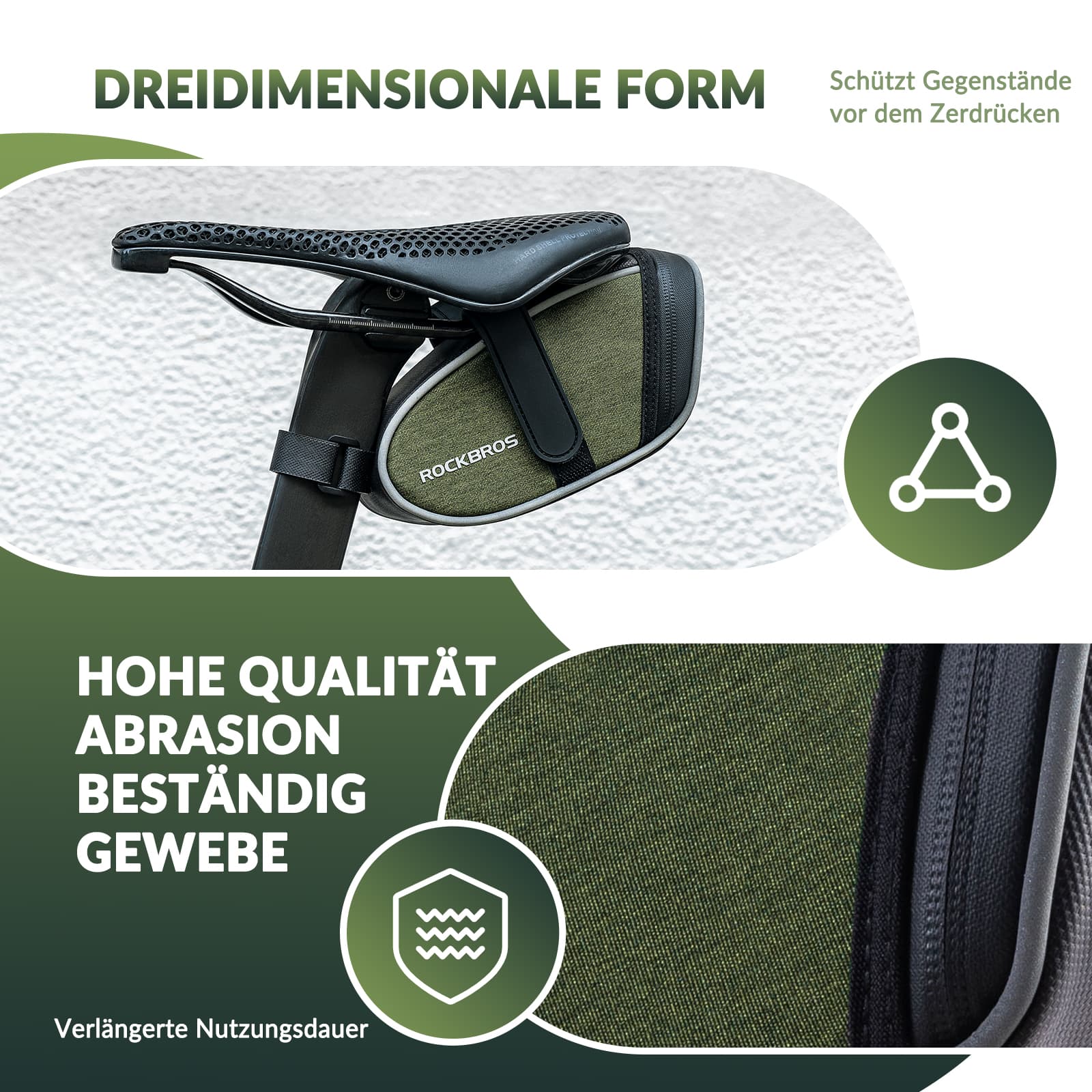 ROCKBROS Satteltaschen Wasserabweisend Werkzeugtasche 2024 neuer Stil - Fahrradtaschen ROCKBROS - EU - NooMii