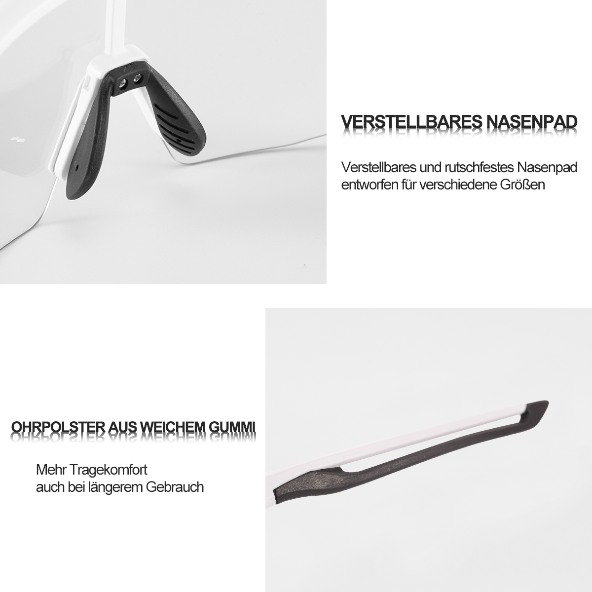 ROCKBROS Sonnenbrille für Männer & Frauen UV - Schutz Fahrradbrille - Fahrradbrille ROCKBROS - EU - NooMii