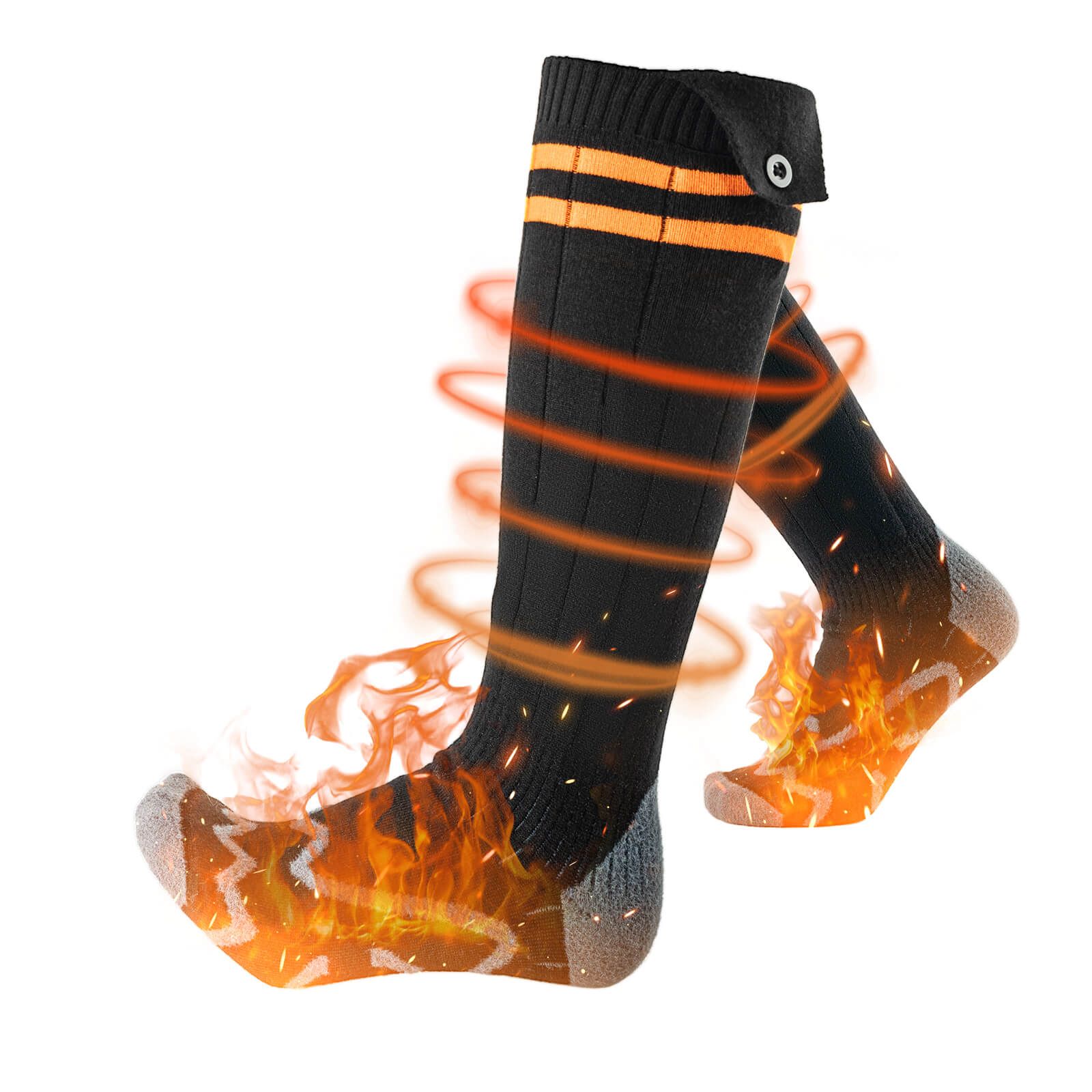 ROCKBROS Sportsocken Fahrradsocken Winter Heizsocken Wiederaufladbar 5000mAh - Fahrradsocken ROCKBROS - EU - NooMii