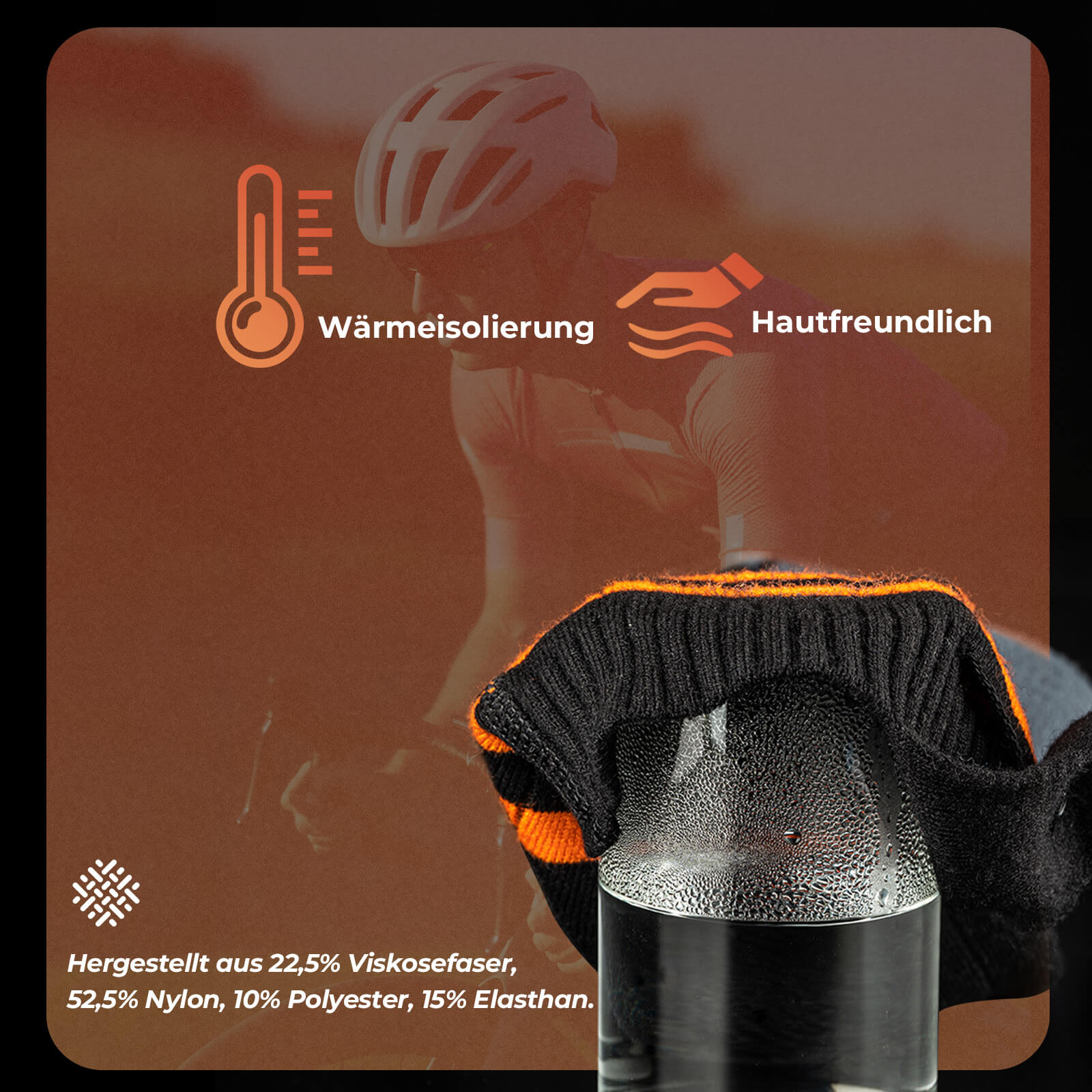 ROCKBROS Sportsocken Fahrradsocken Winter Heizsocken Wiederaufladbar 5000mAh - Fahrradsocken ROCKBROS - EU - NooMii