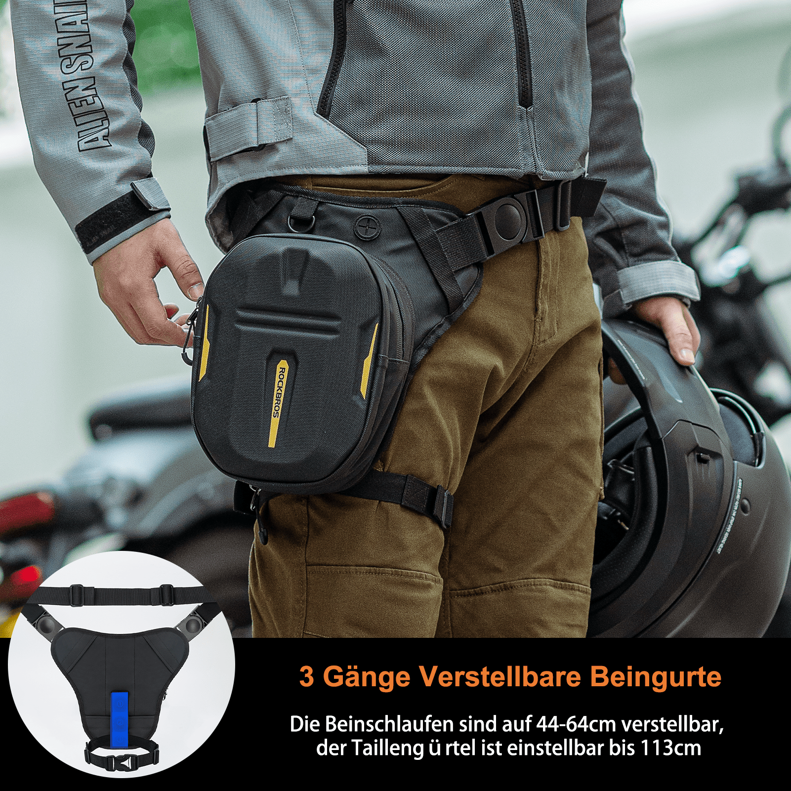 ROCKBROS Tankrucksack Magnet Motorrad Beintasche mit Schultertragegurt - Motorradtaschen ROCKBROS - EU - NooMii
