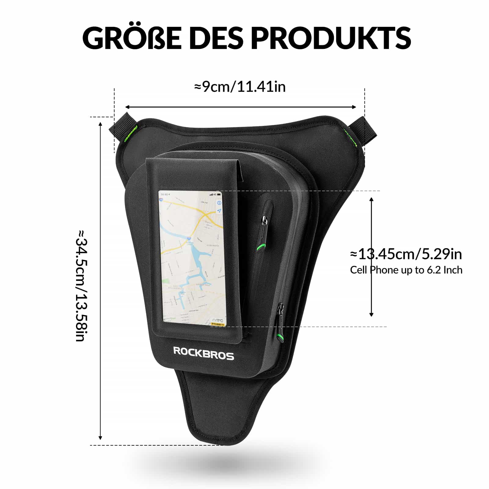 ROCKBROS Tankrucksack Motorrad Beintasche mit Magnetische - Absaugung - Motorradtaschen ROCKBROS - EU - NooMii