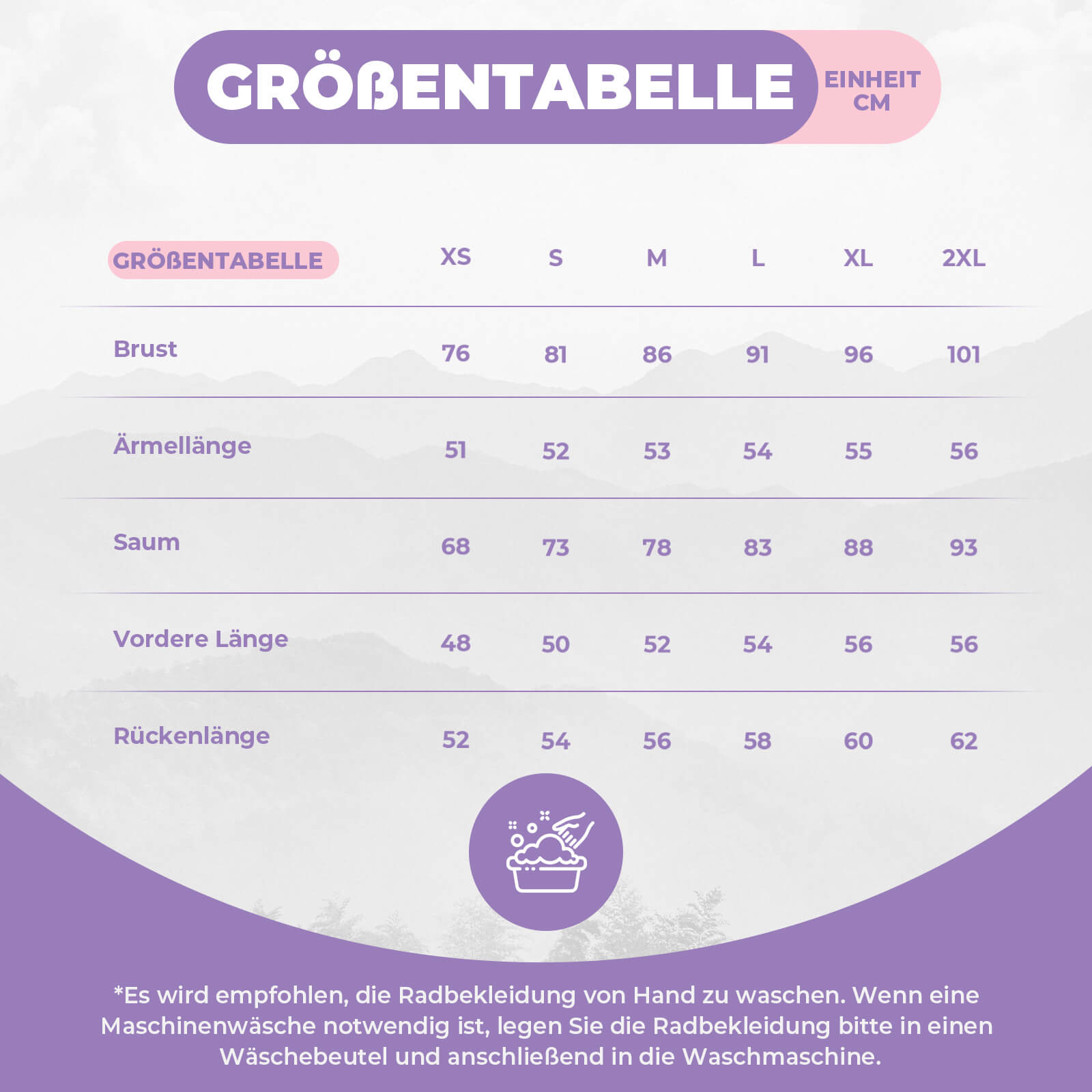 ROCKBROS TVI Damen Langarm - Radtrikot Fahrradbekleidung für MTB & Rennrad - Fahrradtrikot ROCKBROS - EU - NooMii