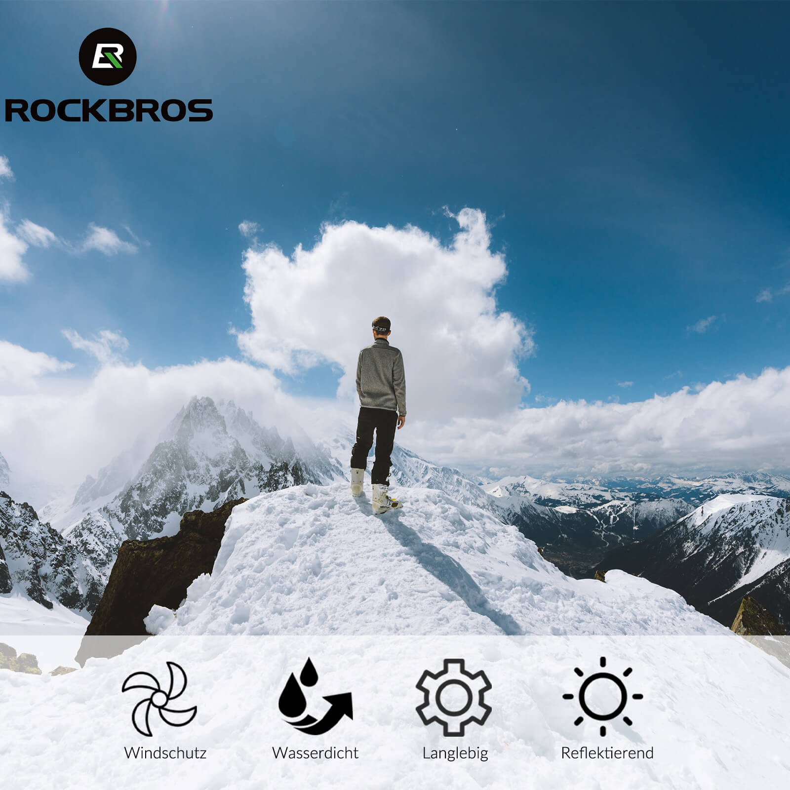 ROCKBROS Überschuhe Wasserdicht Fahrrad Überzieher Winddicht Shoe Cover - Fahrrad Überschuhe ROCKBROS - EU - NooMii