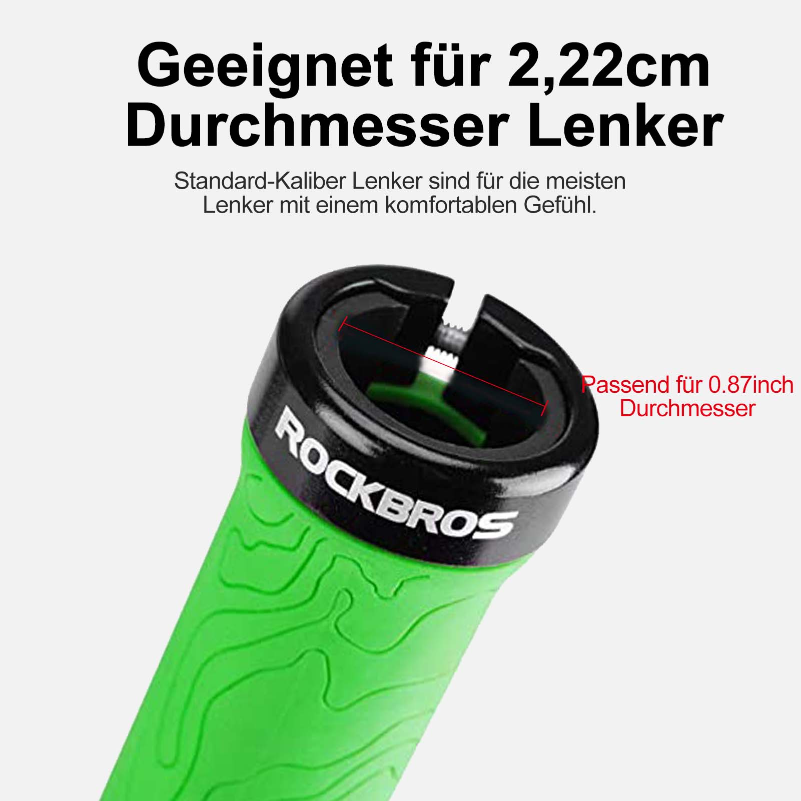 ROCKBROS Ultra - Leicht Fahrradgriffe aus Gummi mit Aluminium Lock - on Design - Fahrradgriffe ROCKBROS - EU - NooMii