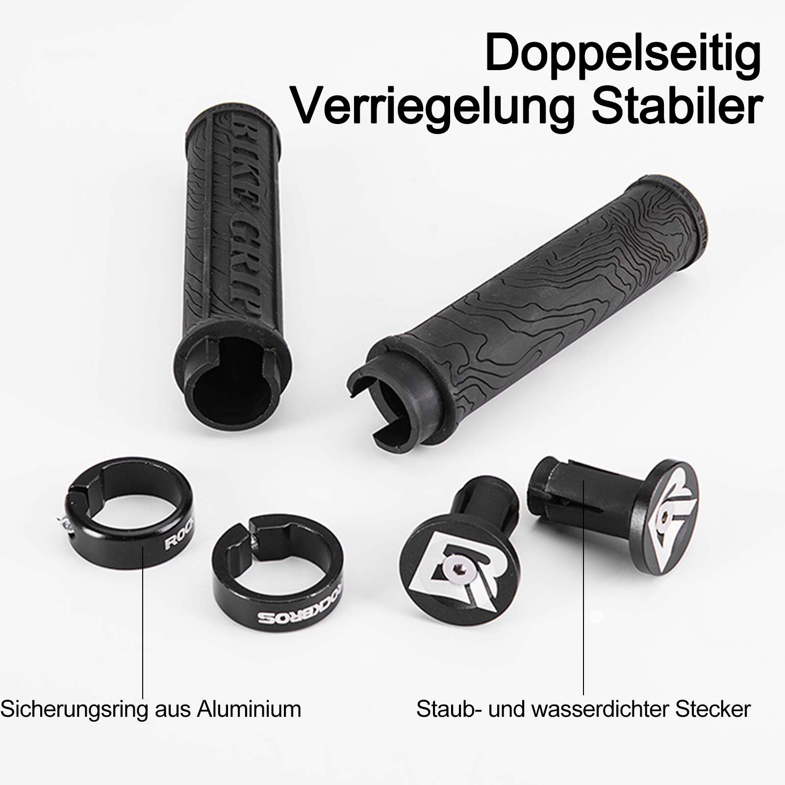 ROCKBROS Ultra - Leicht Fahrradgriffe aus Gummi mit Aluminium Lock - on Design - Fahrradgriffe ROCKBROS - EU - NooMii