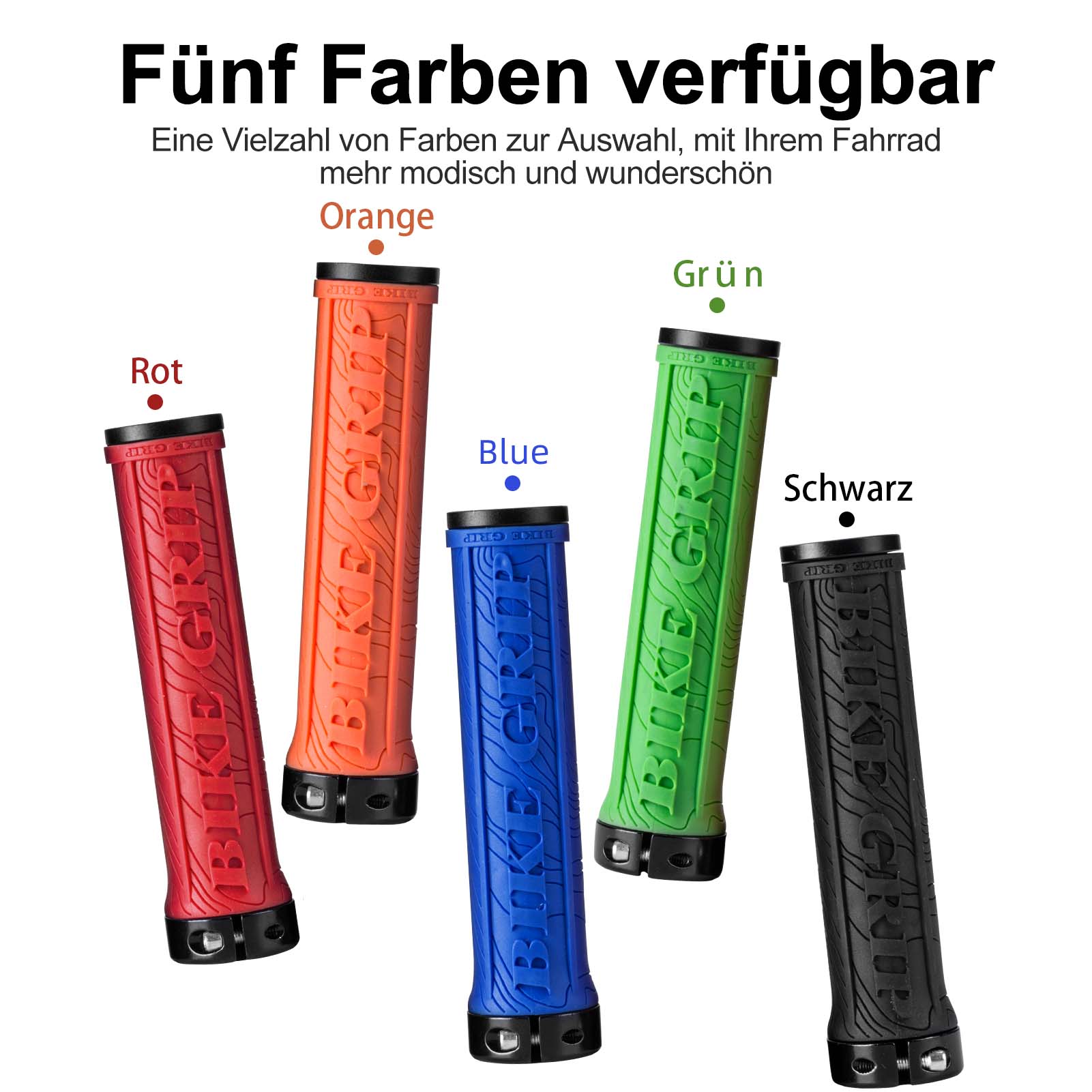 ROCKBROS Ultra - Leicht Fahrradgriffe aus Gummi mit Aluminium Lock - on Design - Fahrradgriffe ROCKBROS - EU - NooMii