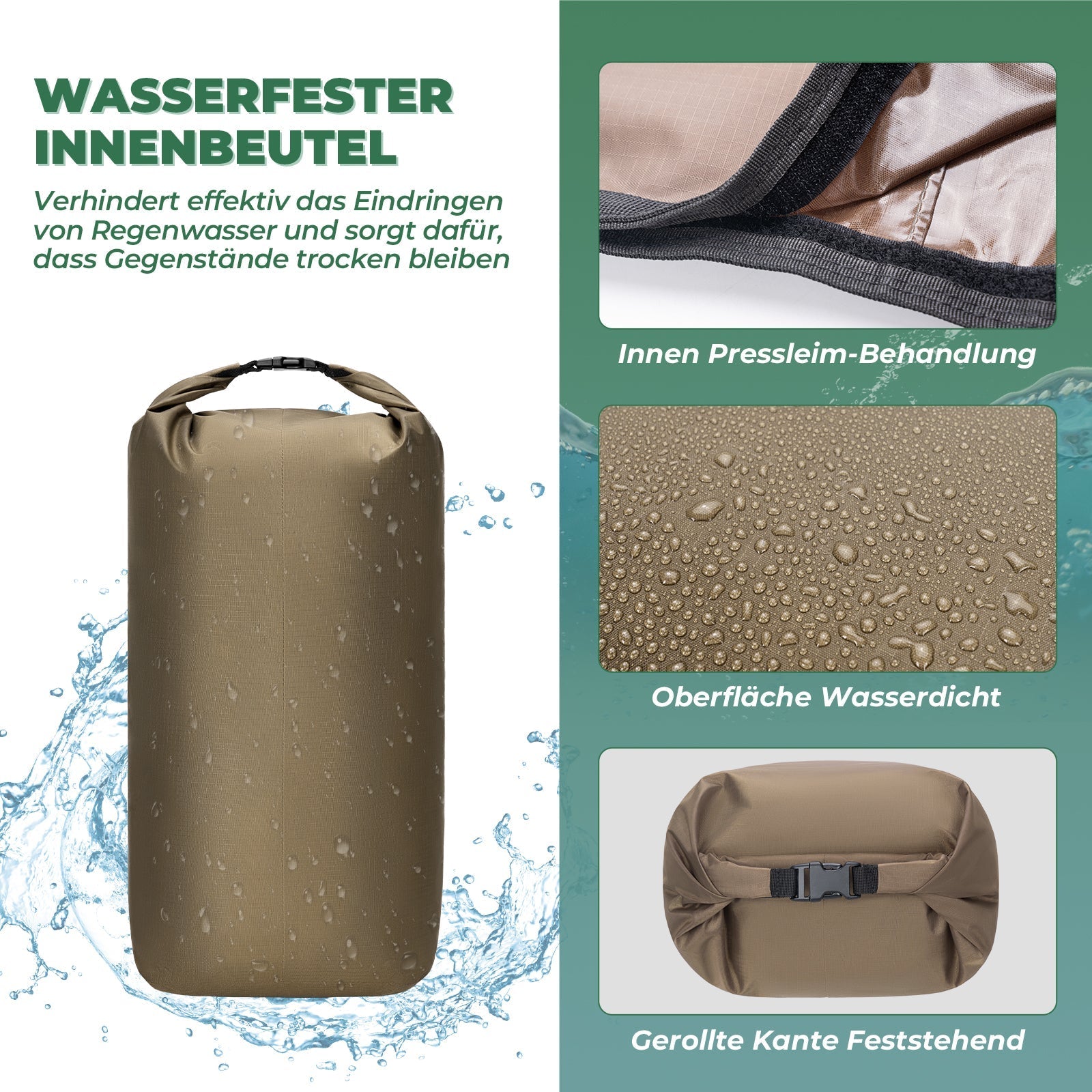 ROCKBROS Wanderrucksack Wasserdicht Split 2 in 1 Rucksack für Fahrrad 24L - Rucksack ROCKBROS - EU - NooMii